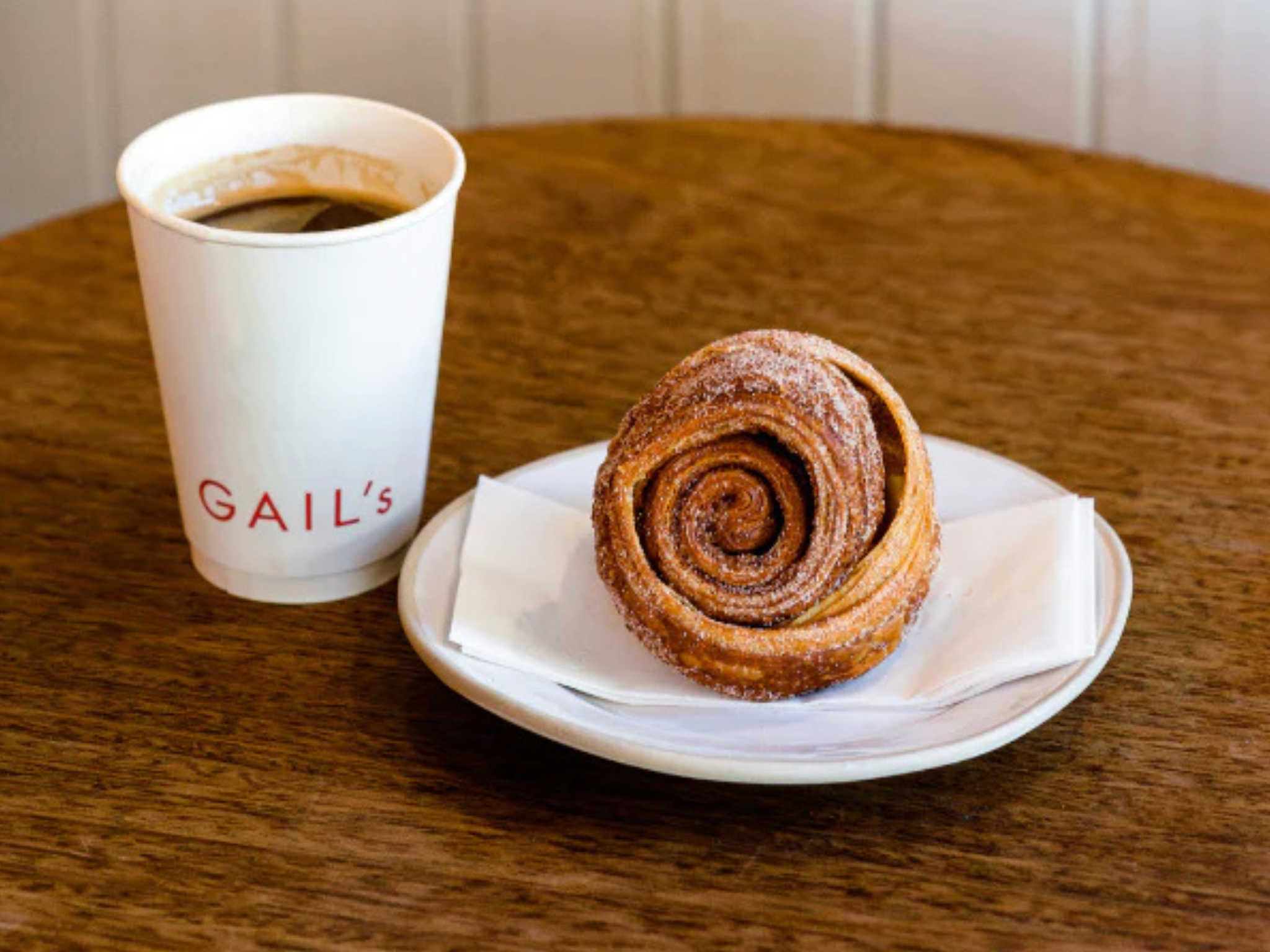 Enjoy a croissant, cookie, muffin or another treat