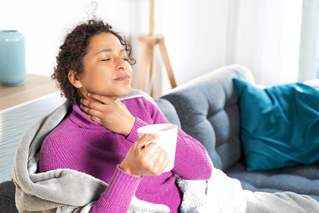 <p>A sore throat is often the cause of a cold, flu or another viral infection and happens when the lining becomes inflamed, making it uncomfortable to swallow or talk</p>