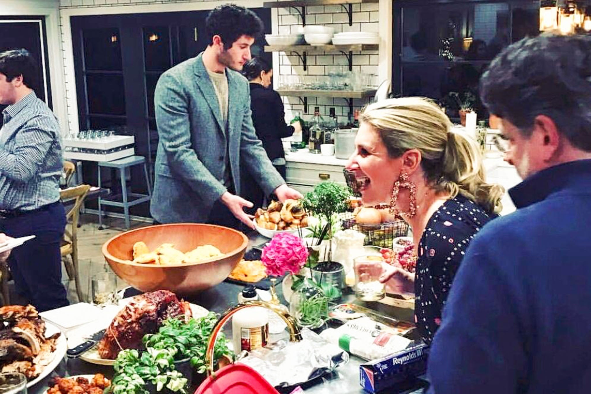 A family and friend’s Christmas party at Jane’s former family home