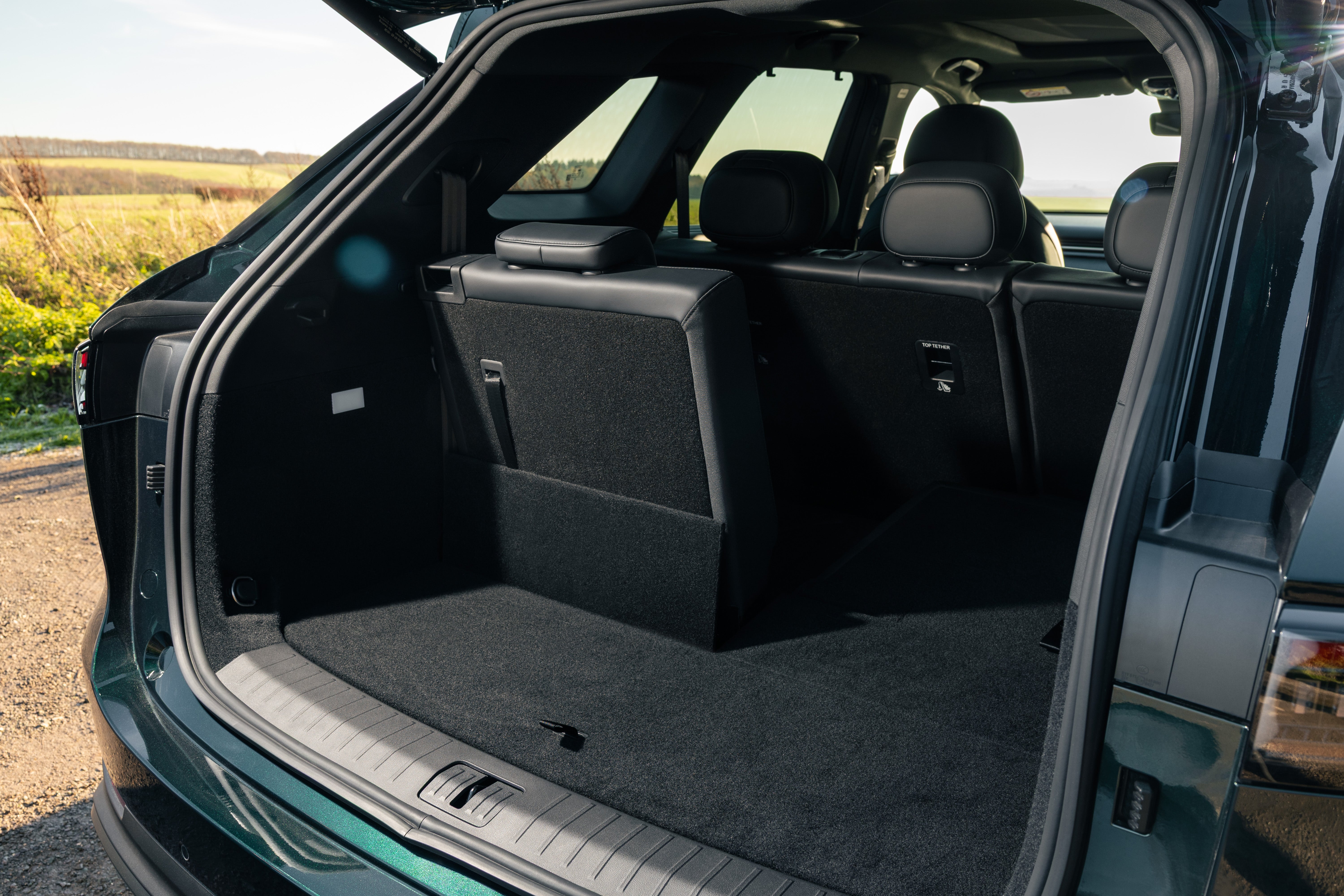 The Chery Tiggo 9's boot is a decent size, even with all three rows in place