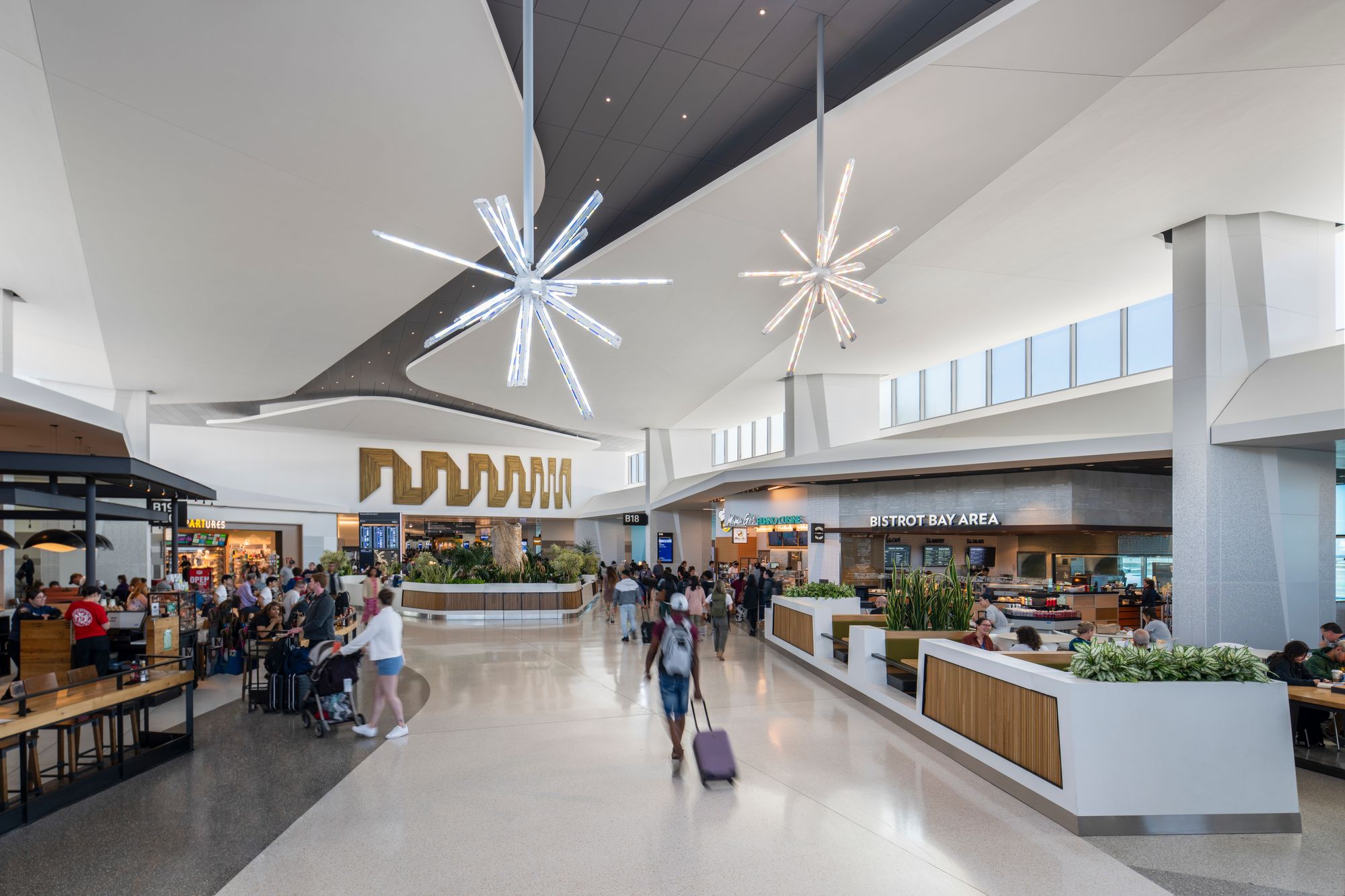 San Francisco Airport is home to a museum, yoga rooms, and restaurants serving artisanal Bay Area treats