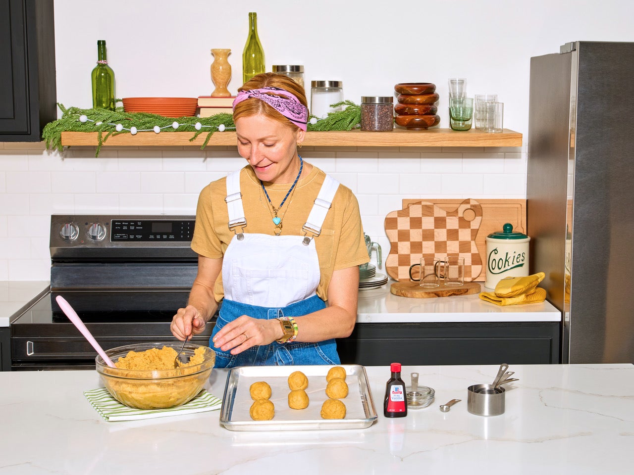 Tosi grew up eating sugar cookie squares named after her mother, Greta