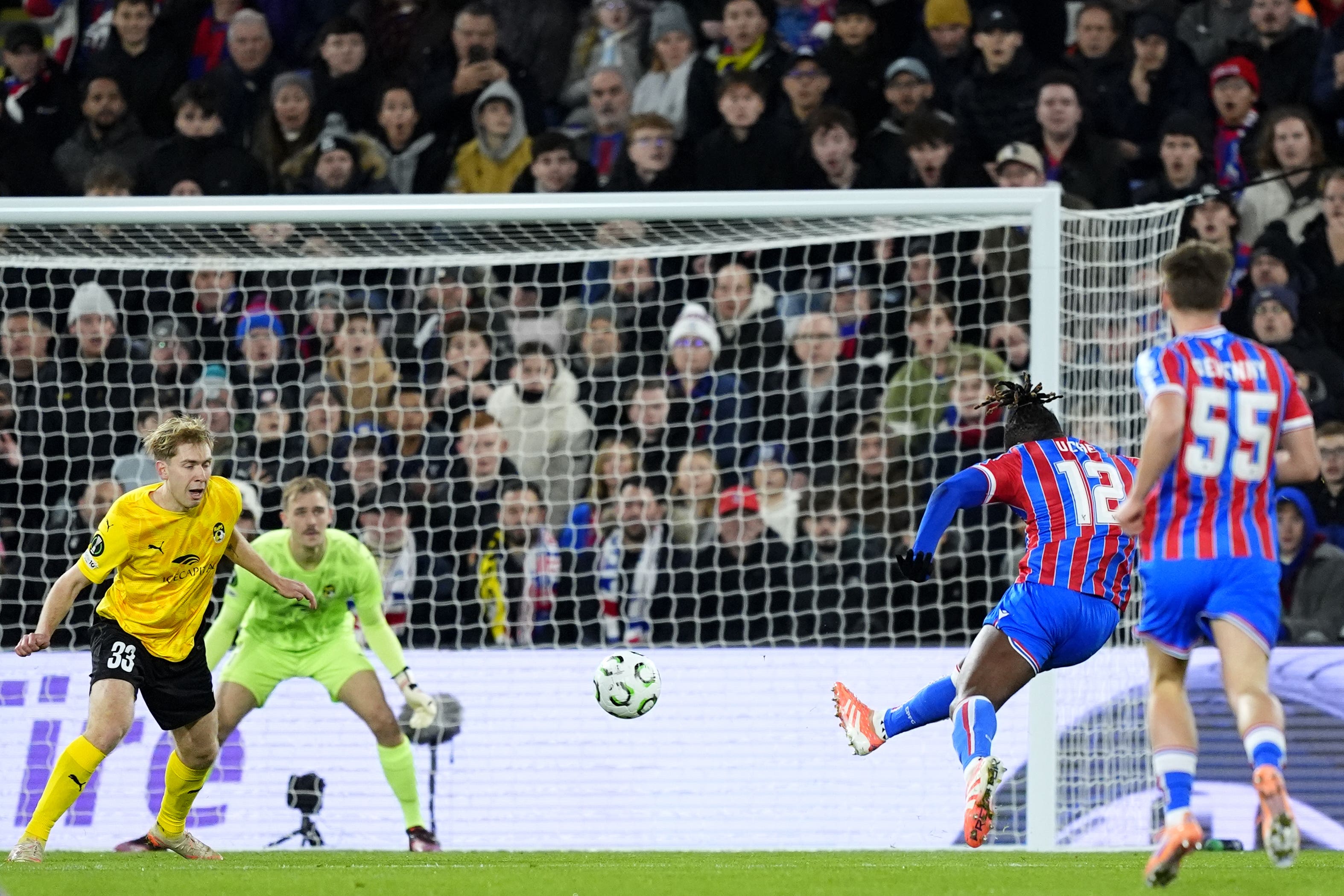 Christantus Uche gave Palace the lead with a superb strike