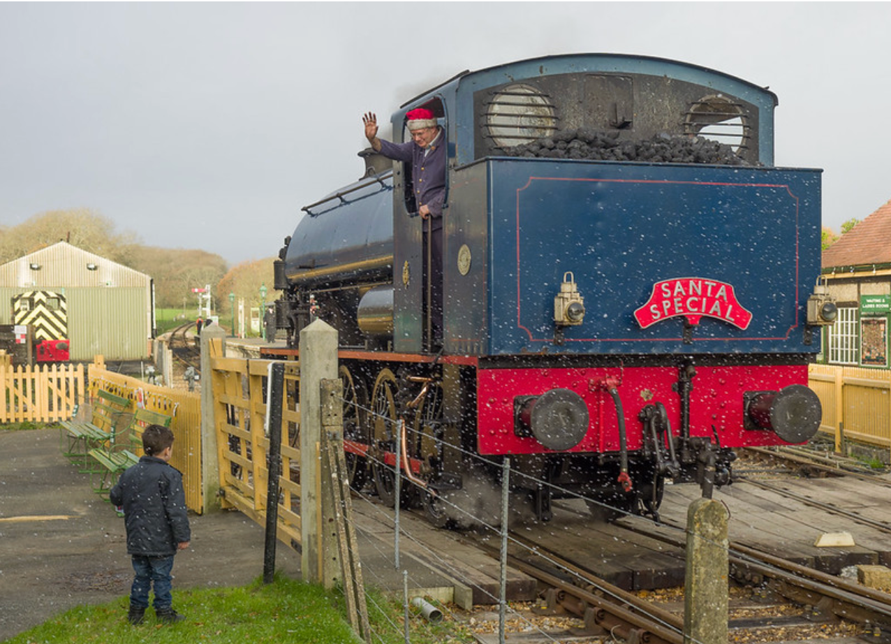 Climb into Christmas carriages in the Isle of Wight