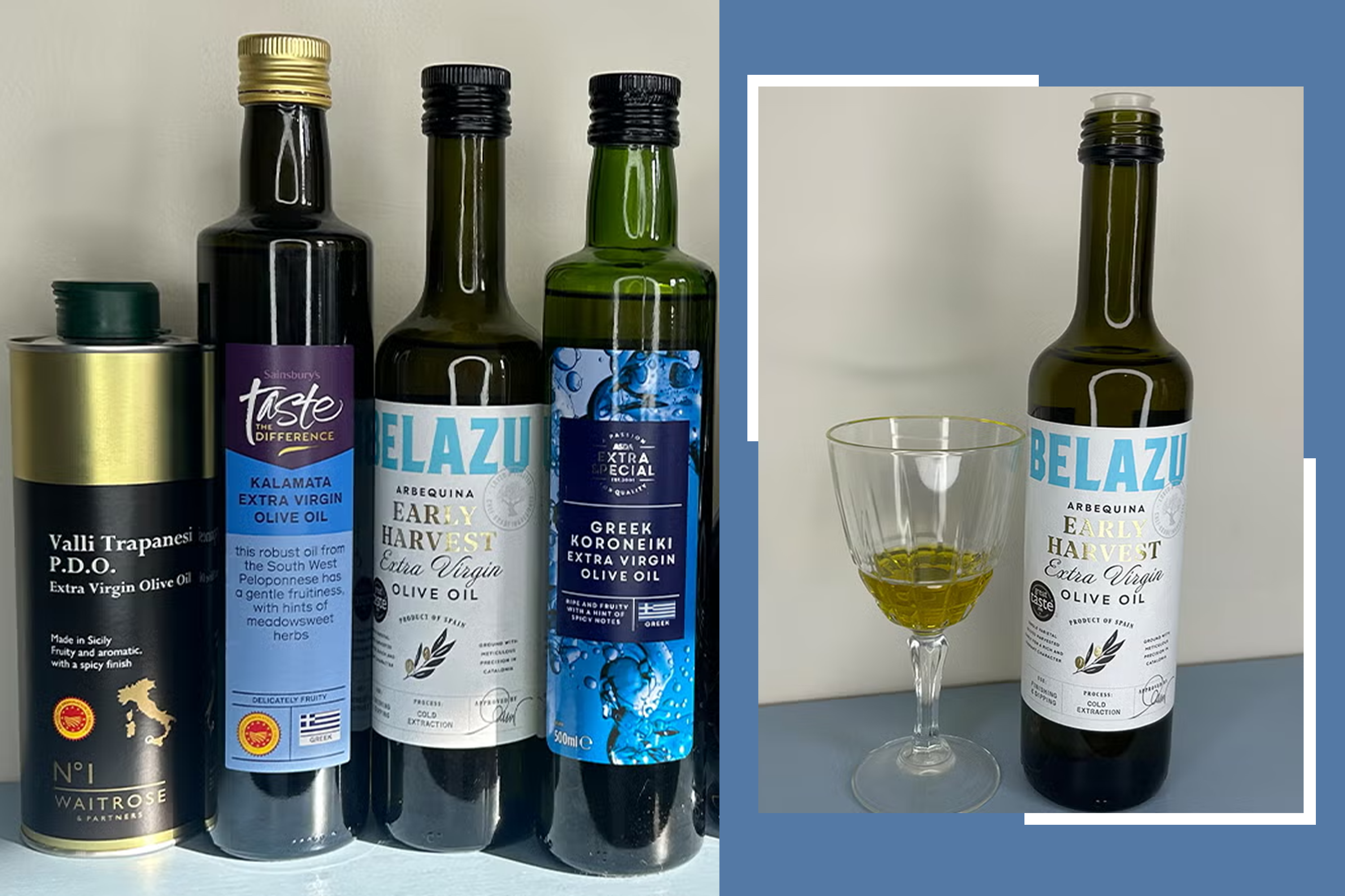 <p>All the oils in this review are extra virgin olive oil, which is the highest quality</p>