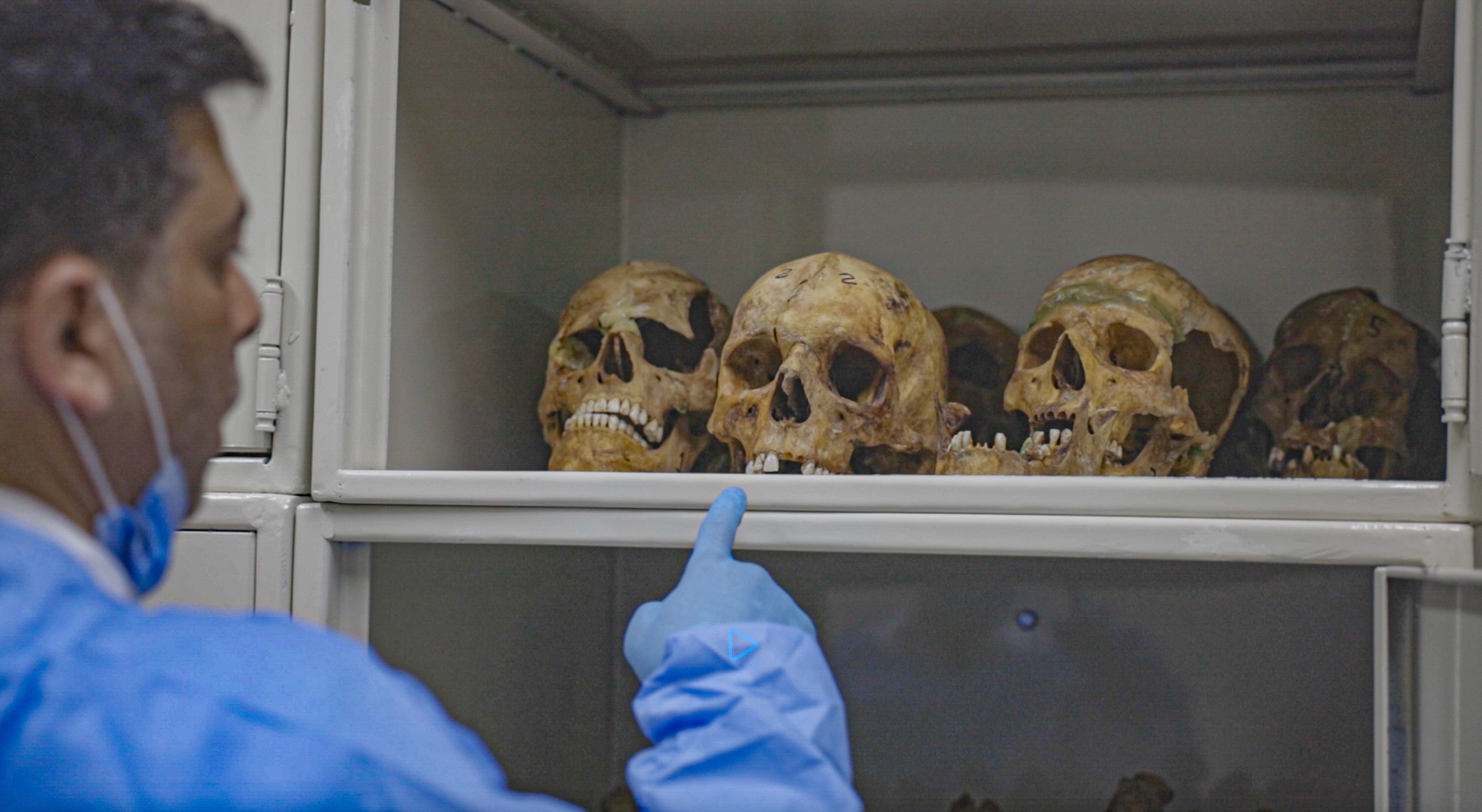 Hourani says they receive haphazard cases of body parts making it harder to identify the dead