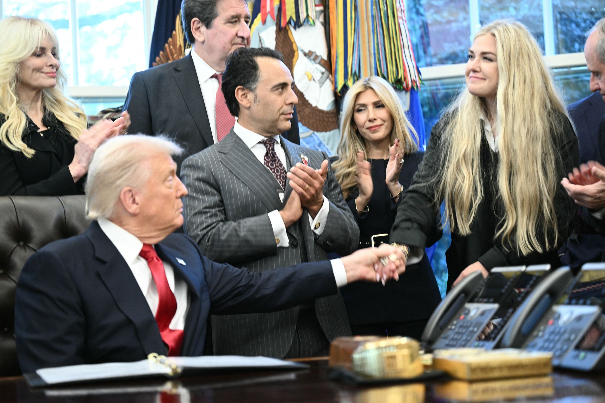 Kirk met Trump in the White House in November for the swearing-in ceremony of the newly appointed ambassador to India.