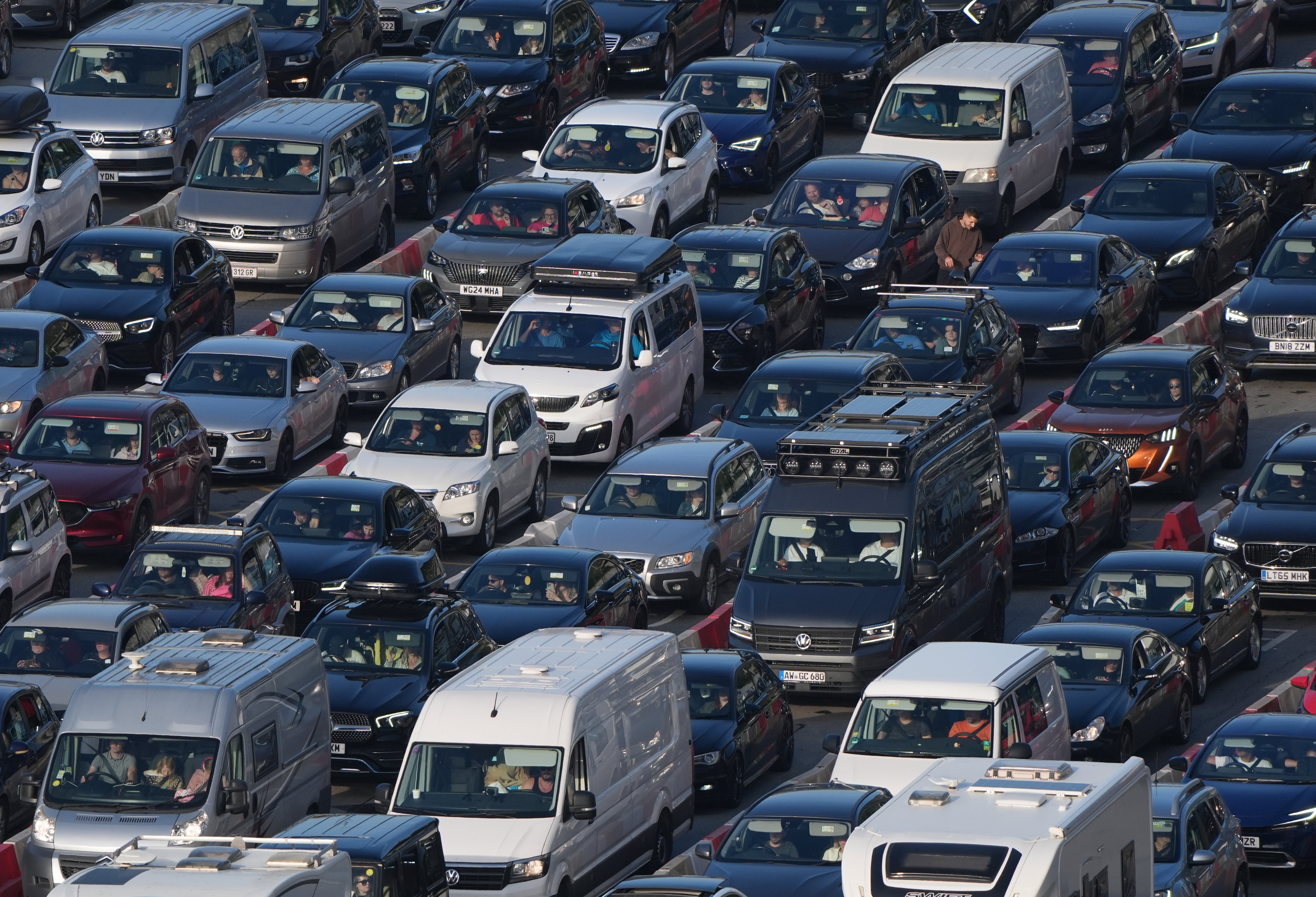 24.4 million cars are expected on the UK’s roads on Friday (Gareth Fuller/PA)