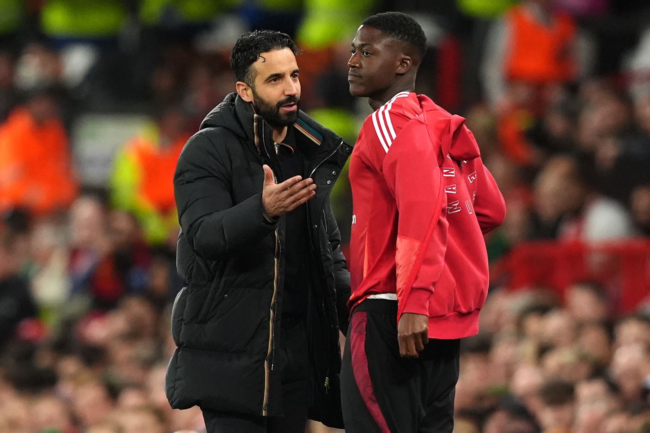 Ruben Amorim tells Kobbie Mainoo to ignore ‘nonsense’ and ‘fight’ for Man United place