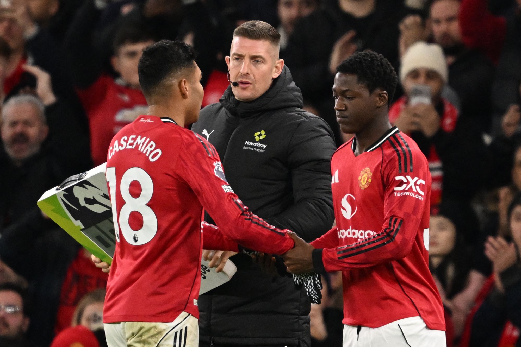 Mainoo is competing with Bruno Fernandes for a place in the team and Manuel Ugarte is expected to replace the suspended Casemiro