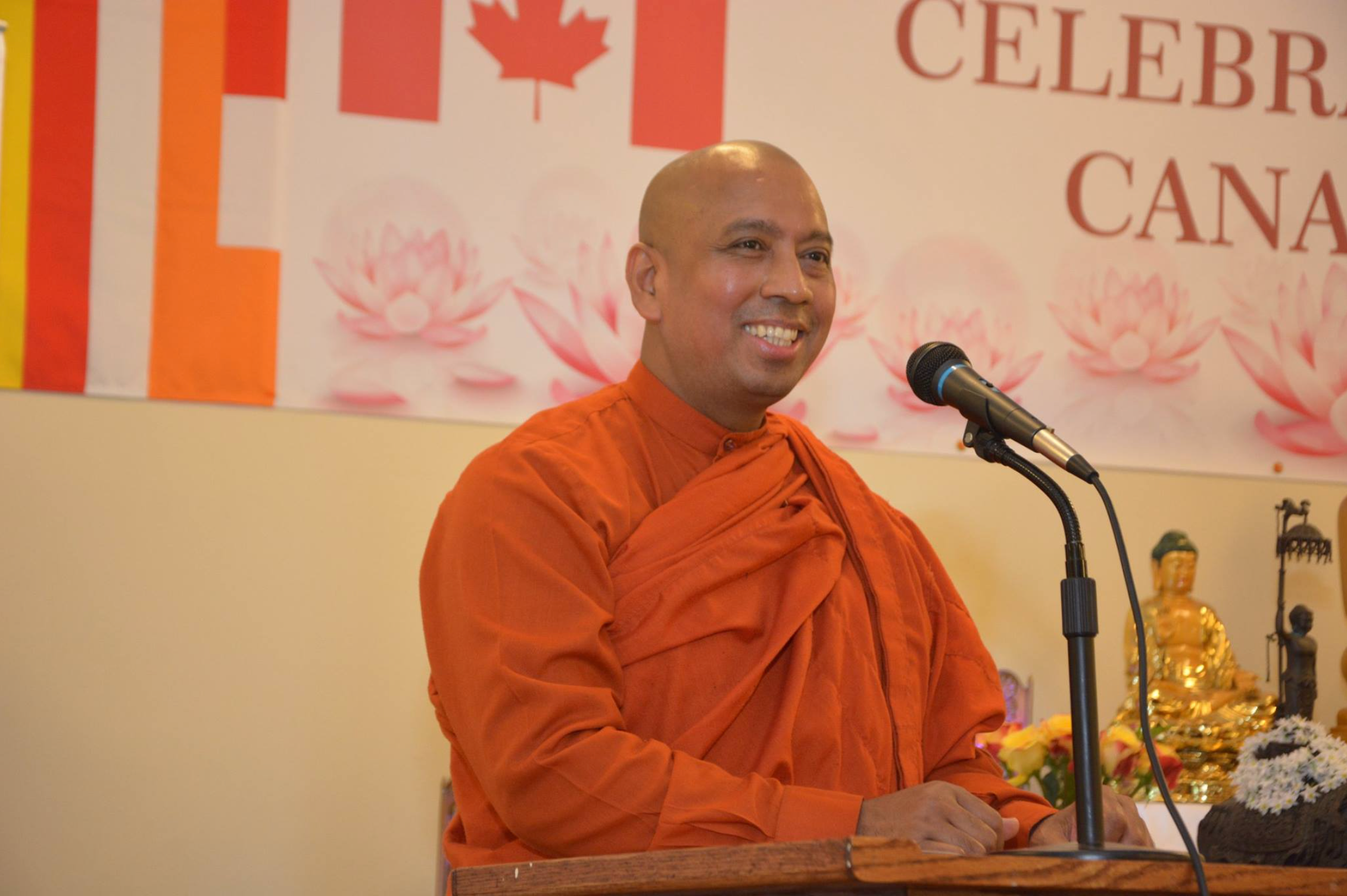 <p>Bhante Saranapala is a Buddhist monk in Toronto, Canada, where he teaches meditation classes</p>