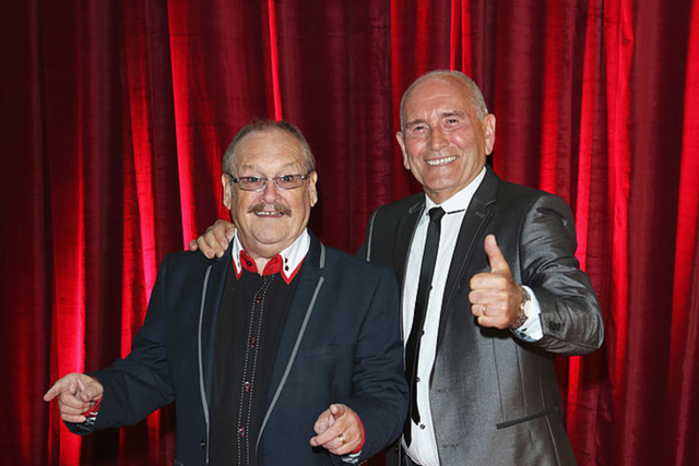 <p>Bobby Ball and Tommy Cannon pictured together in 2013</p>