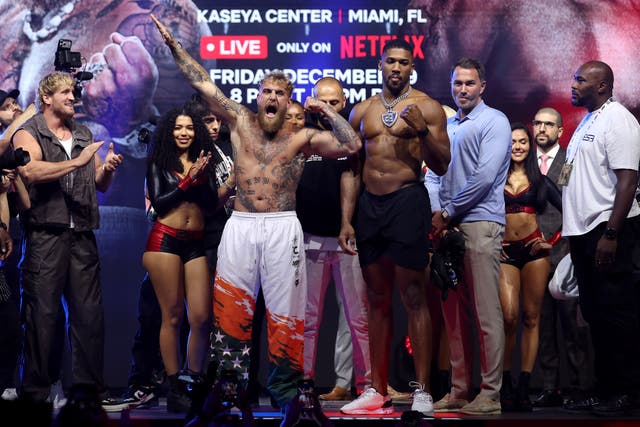 <p>Anthony Joshua expects to 'outclass' Jake Paul</p>