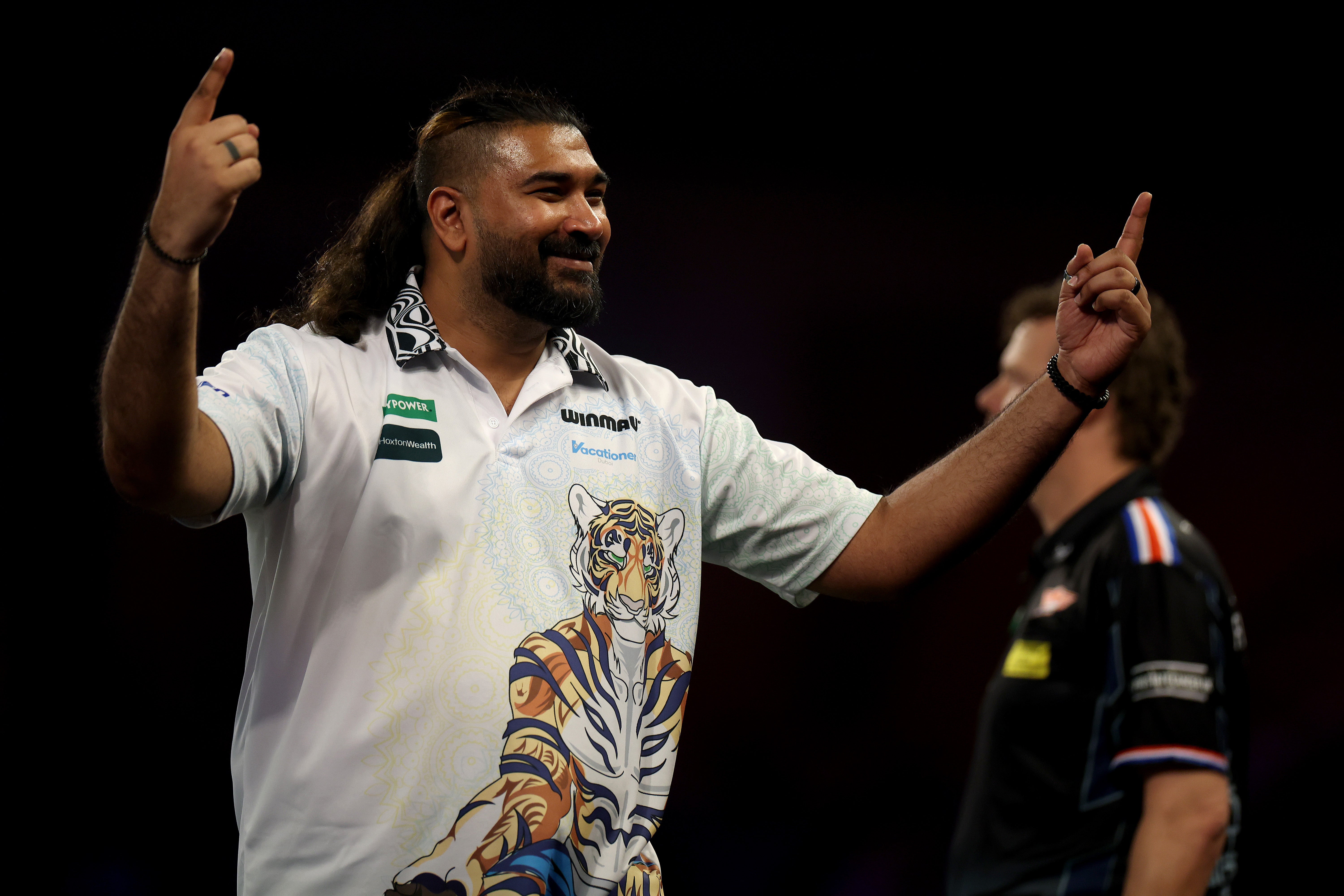 The man nicknamed ‘The Royal Bengal’ now faces world No 4 Stephen Bunting