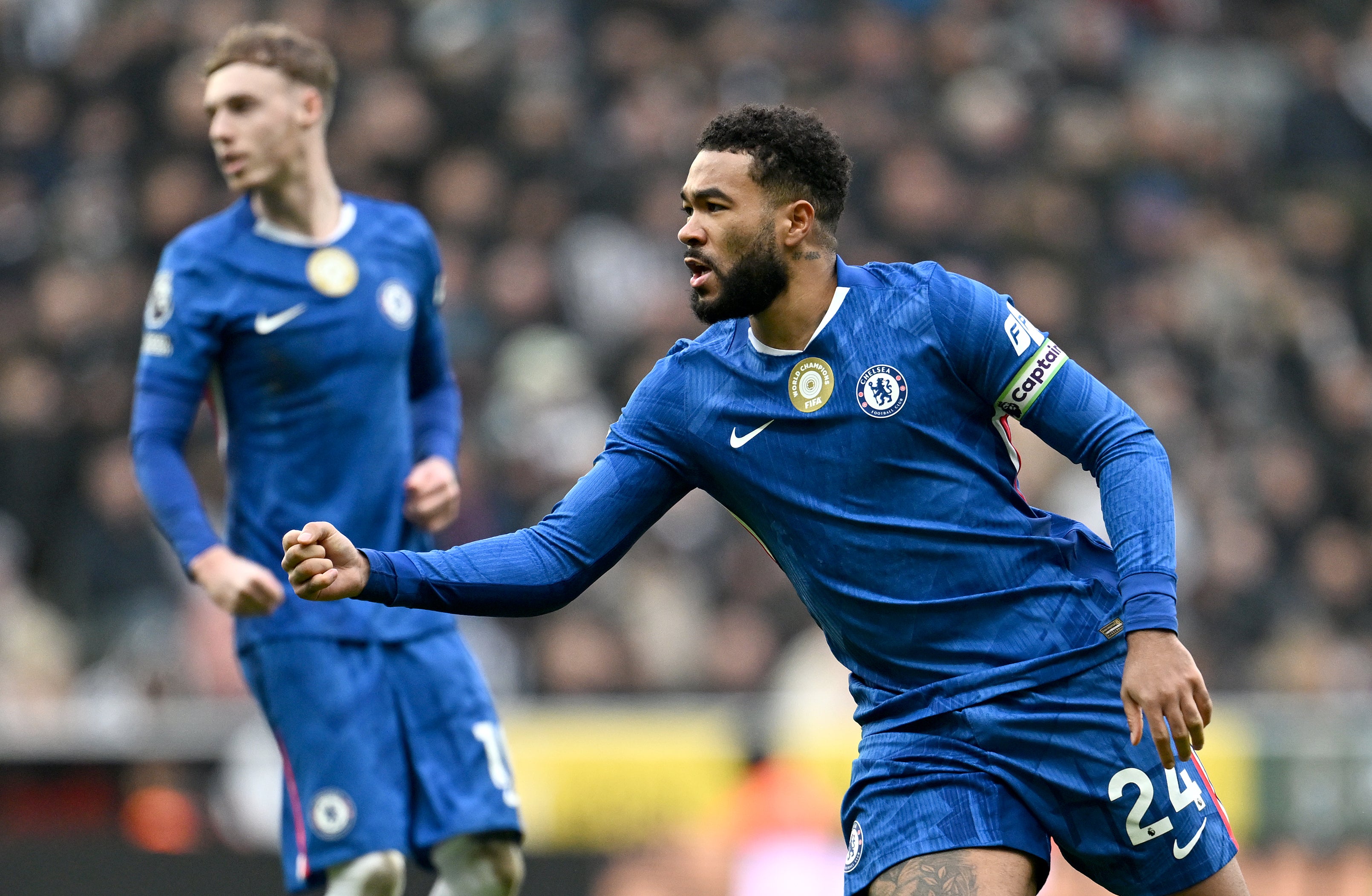 Reece James reduced the deficit with a superb free-kick