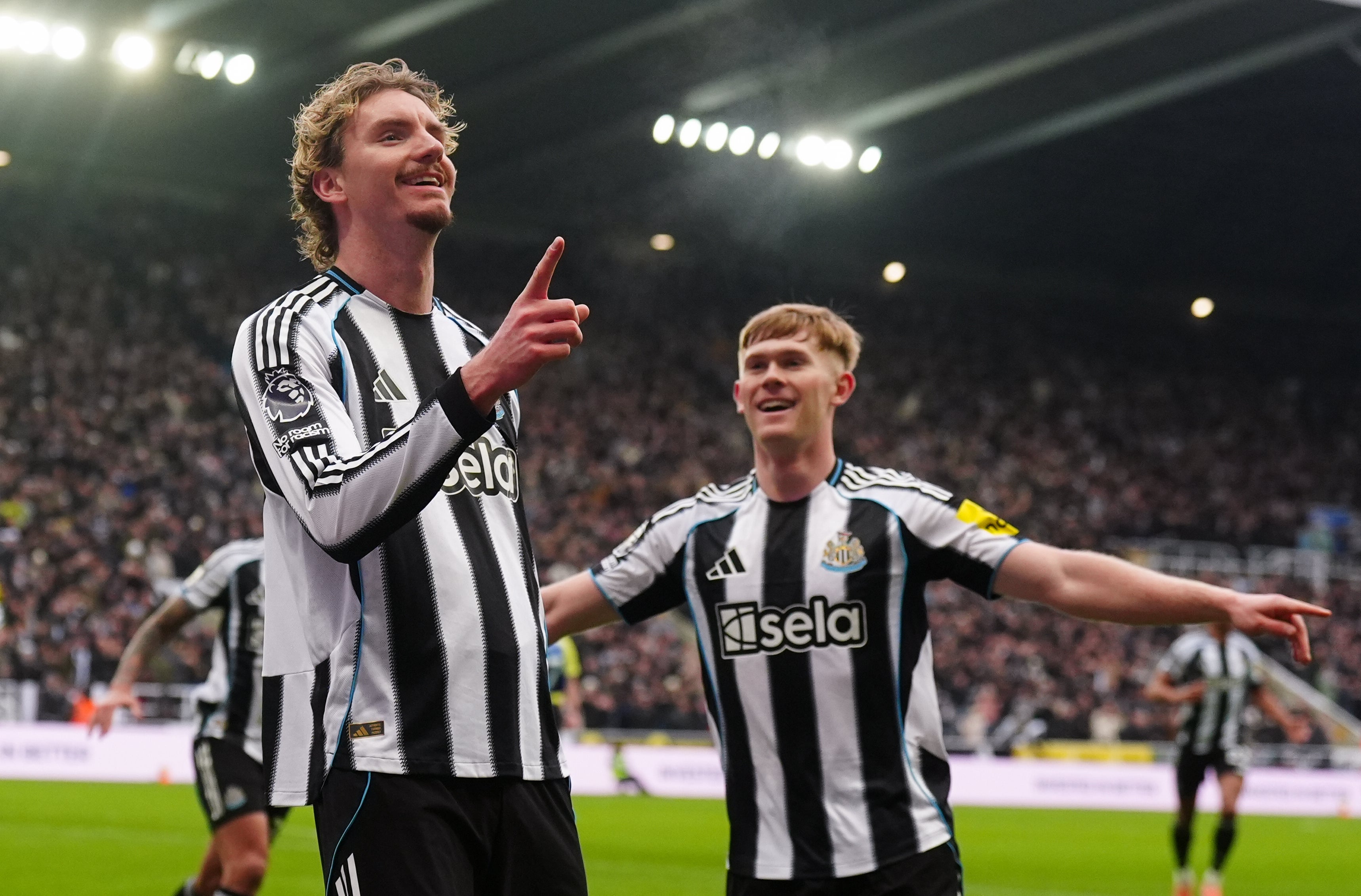 Nick Woltemade’s first-half double had Newcastle in control