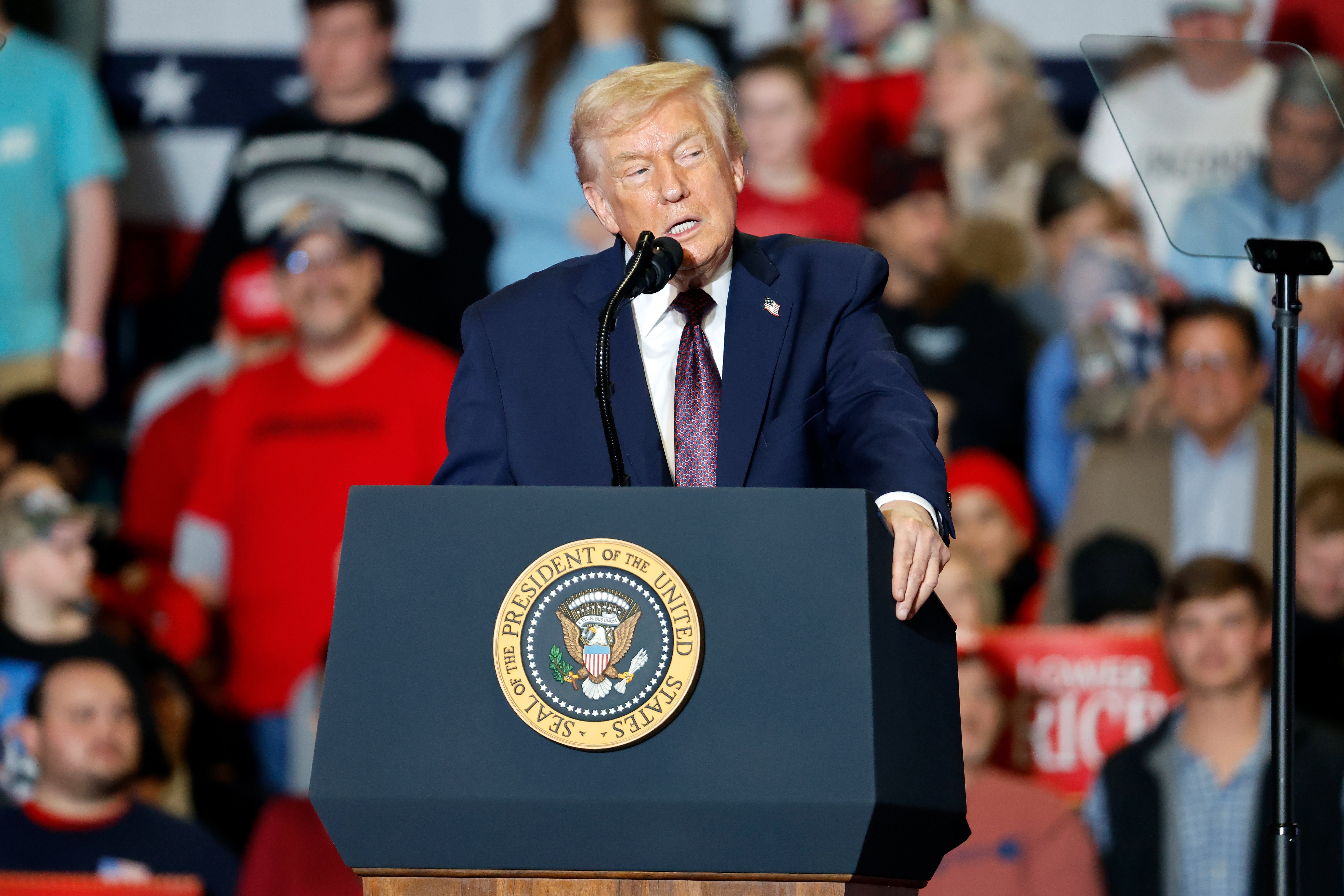 Trump made a stop Friday in North Carolina for a rally-style speech, ostensibly about the economy, on his way to Mar-a-Lago for two weeks Christmas vacation. During his remarks, Trump blasted a 2022 FBI raid on his Florida residence as ‘illegal and disgusting’