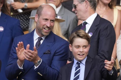 <p>Prince George followed in his father’s footsteps by helping out at The Passage</p>