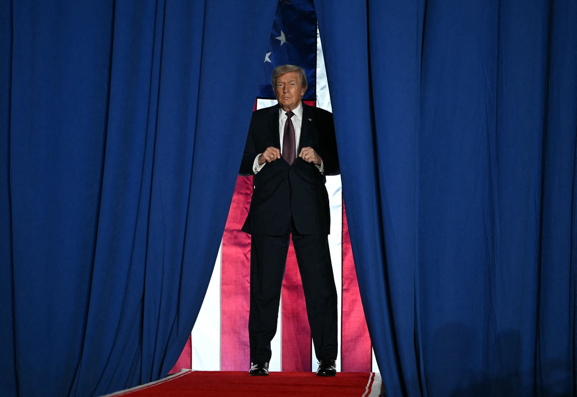 Trump did not mention the Justice Department’s partial release of the Epstein files during his meandering remarks