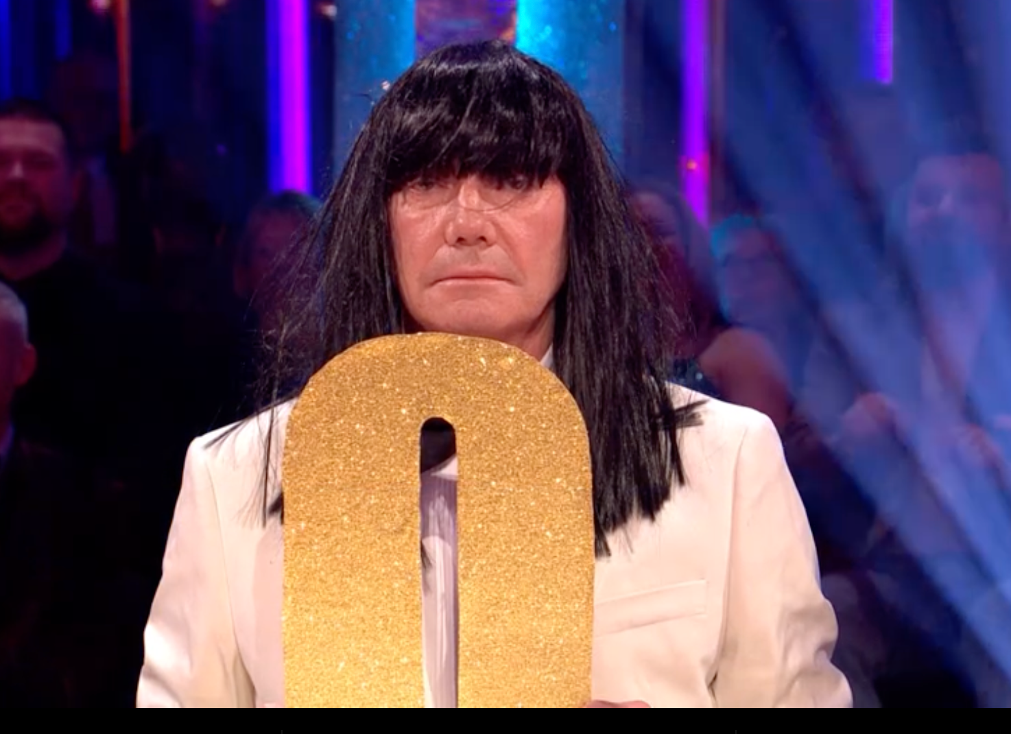 Judge Craig Revel Horwood channelling his inner Claudia Winkleman