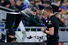 Uefa refereeing chief issues VAR warning as he admits use of technology may have gone too far