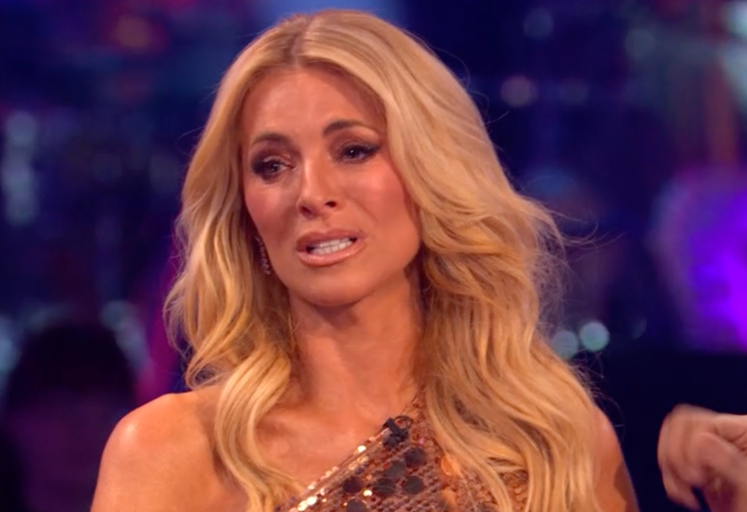 <p>Tess Daly broke down in tears during her final live show on ‘Strictly’</p>