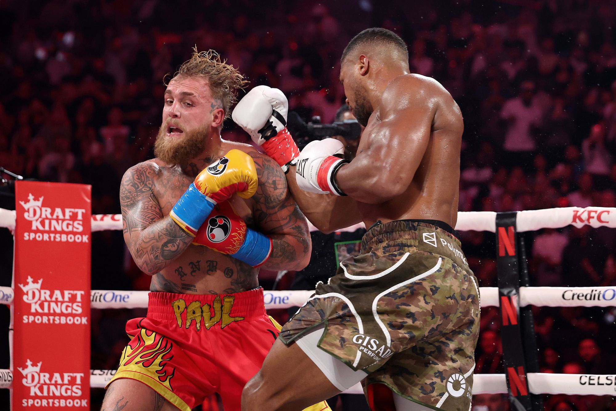 Jake Paul suffers ‘broken jaw’ against Anthony Joshua in brutal knockout defeat