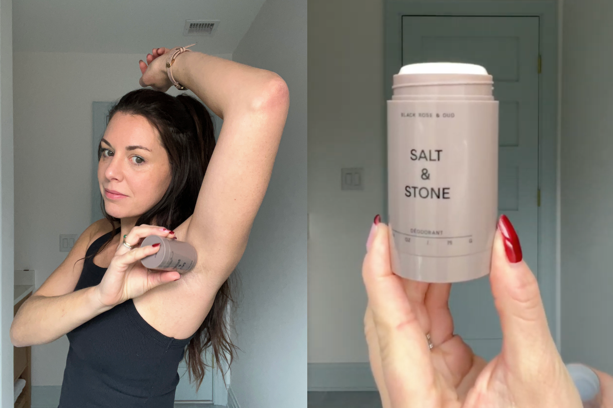 The aluminum-free deodorant doubles up as a subtle everyday fragrance