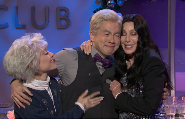 <p>Yang said his ‘Wicked’ co-star Ariana Grande gave him the ‘dreamiest’ send-off</p>