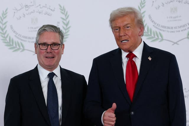 <p>Keir Starmer must walk a precarious line between support and criticism when it comes to Donald Trump </p>