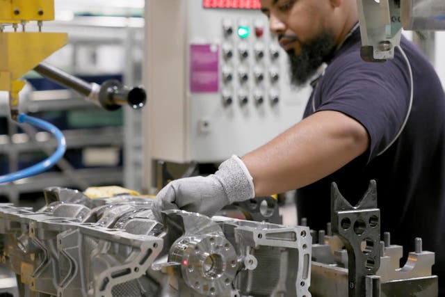 The UK economy grew by an unrevised 0.1% between July and September but expansion was weaker than first thought in the second quarter, according to official figures (JLR/PA)