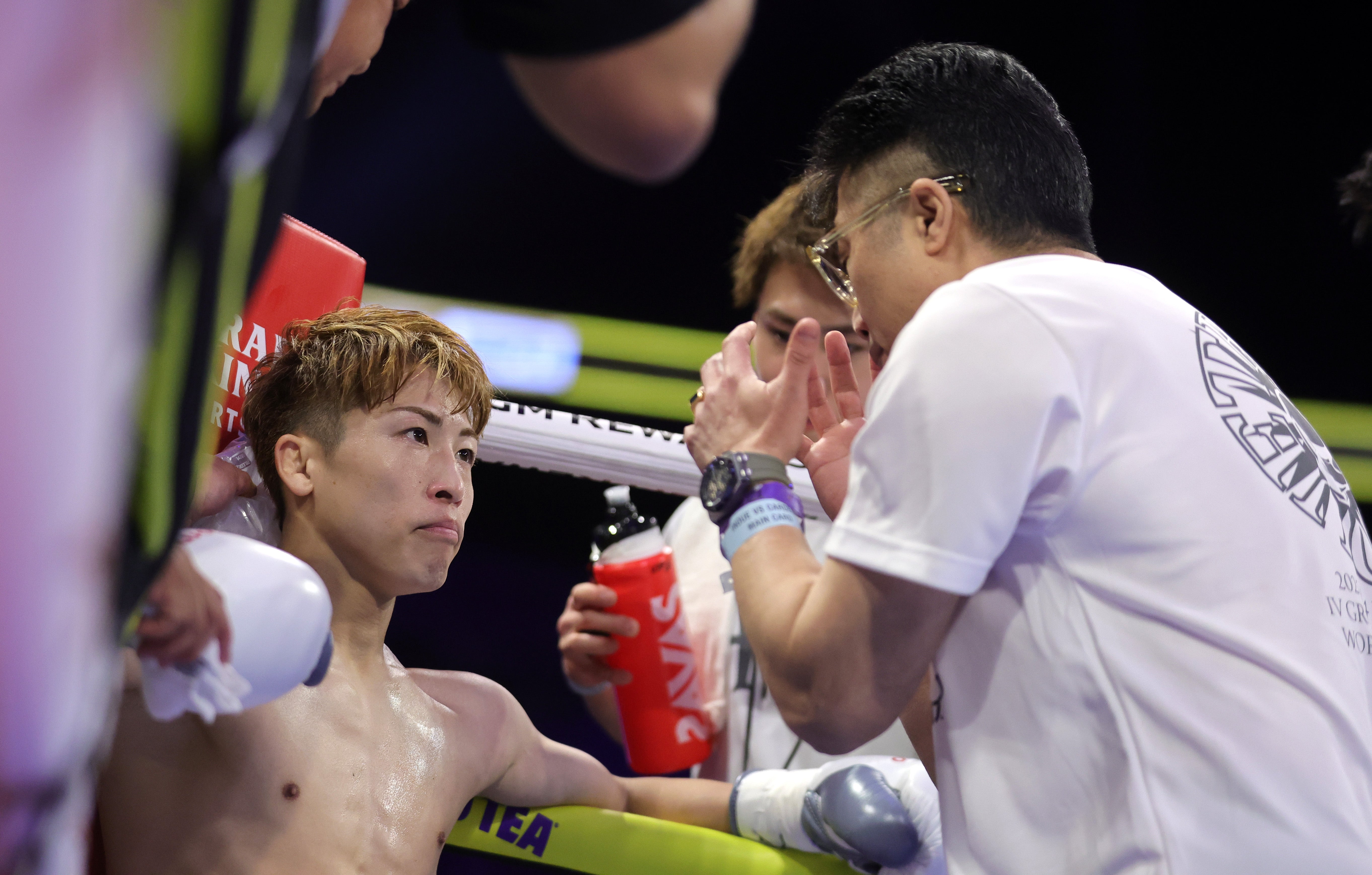 <p>Naoya Inoue during his fight with Ramon Cardenas</p>
