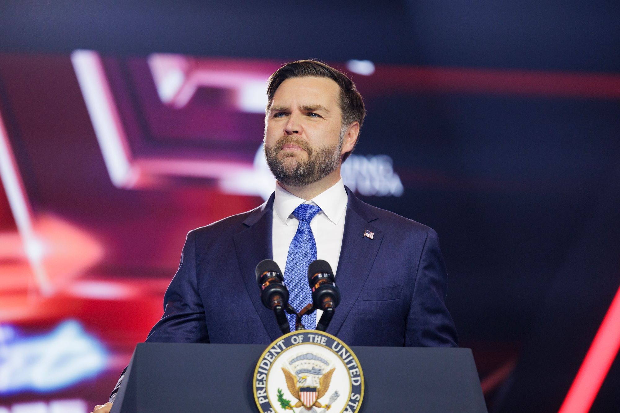 <p>In a new interview, Vice President JD Vance told commentators who bash his wife to "eat s***" and said antisemitism has no place in the GOP.</p>