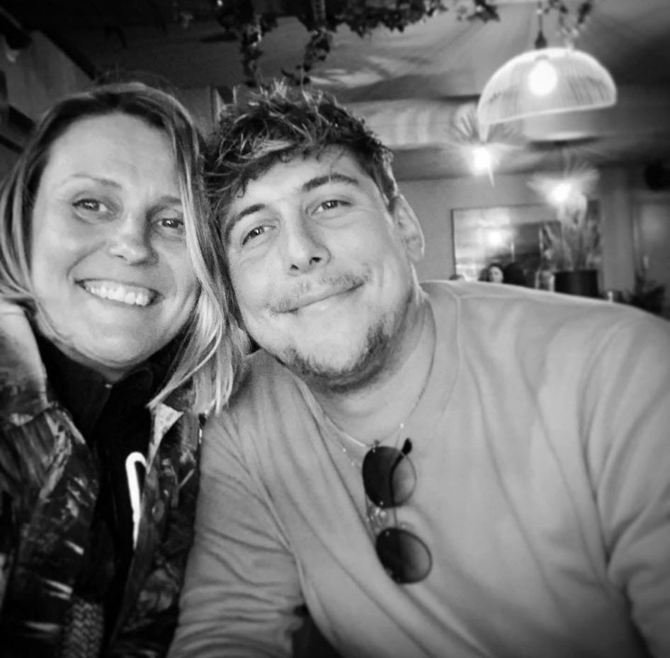 Joe with his mum Lindsay - the “most important person” to him