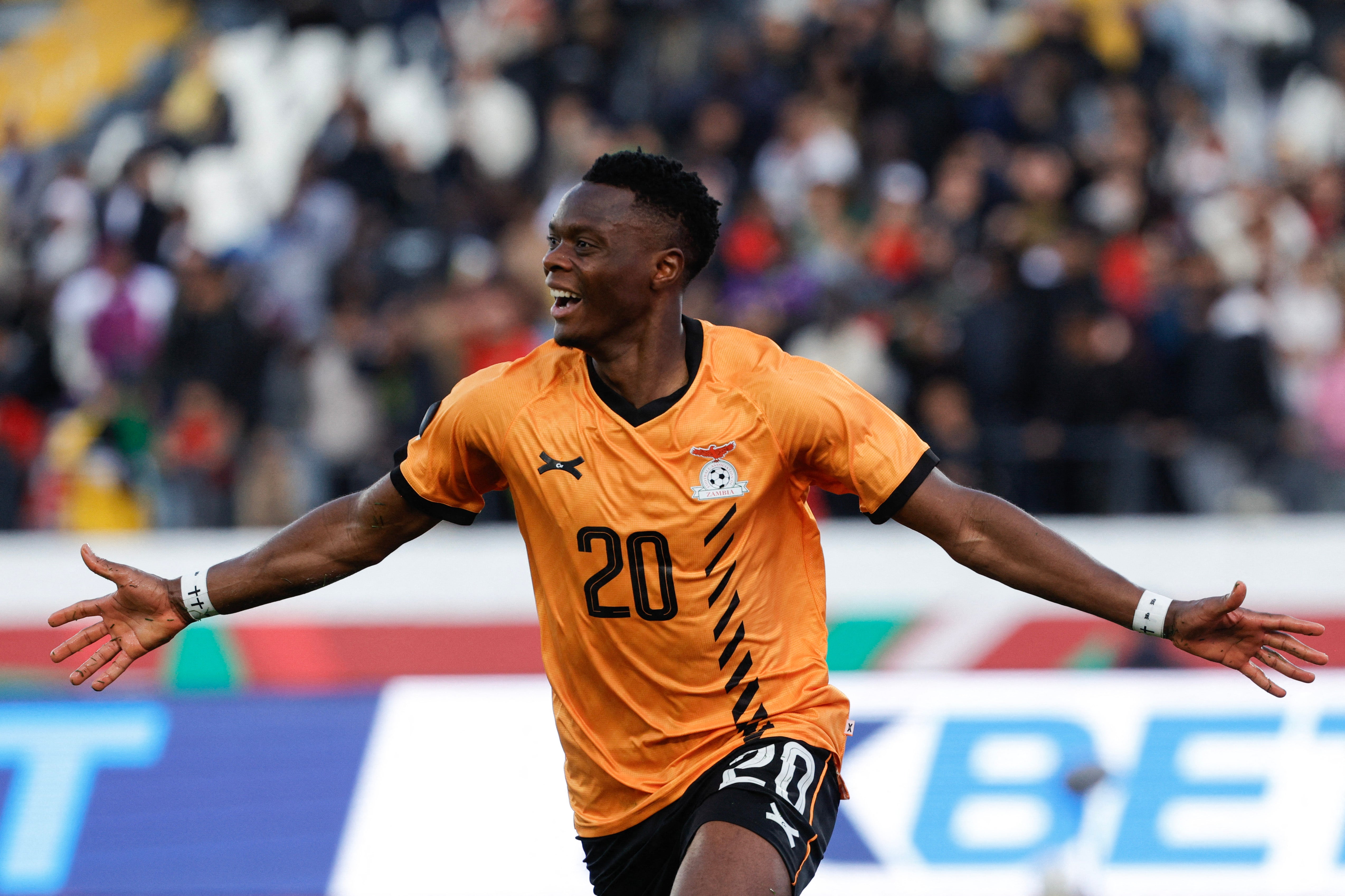 Patson Daka landed on his neck while celebrating a goal at the Africa Cup of Nations
