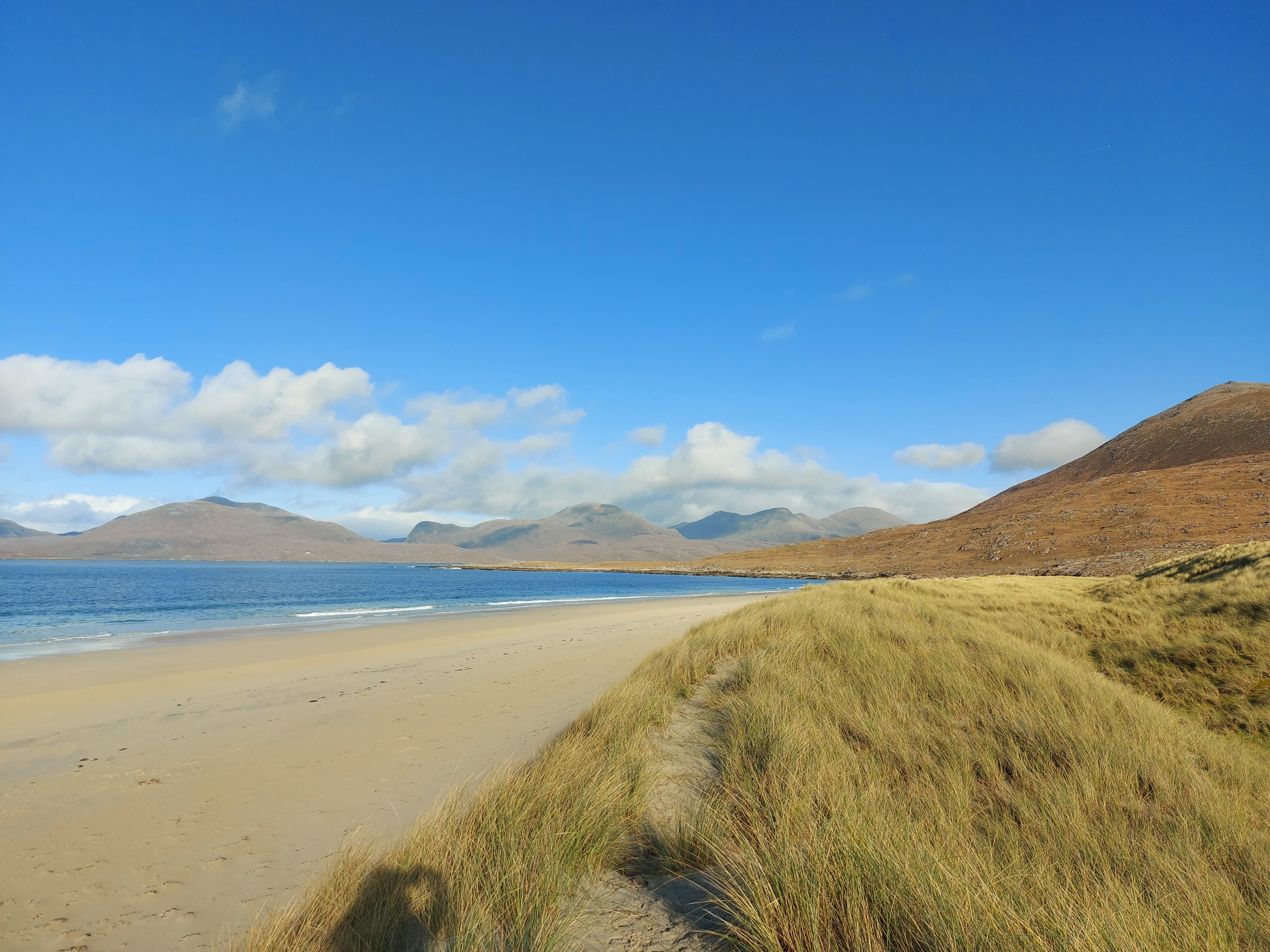 The Isle of Harris has vast tracts of powder-soft sand