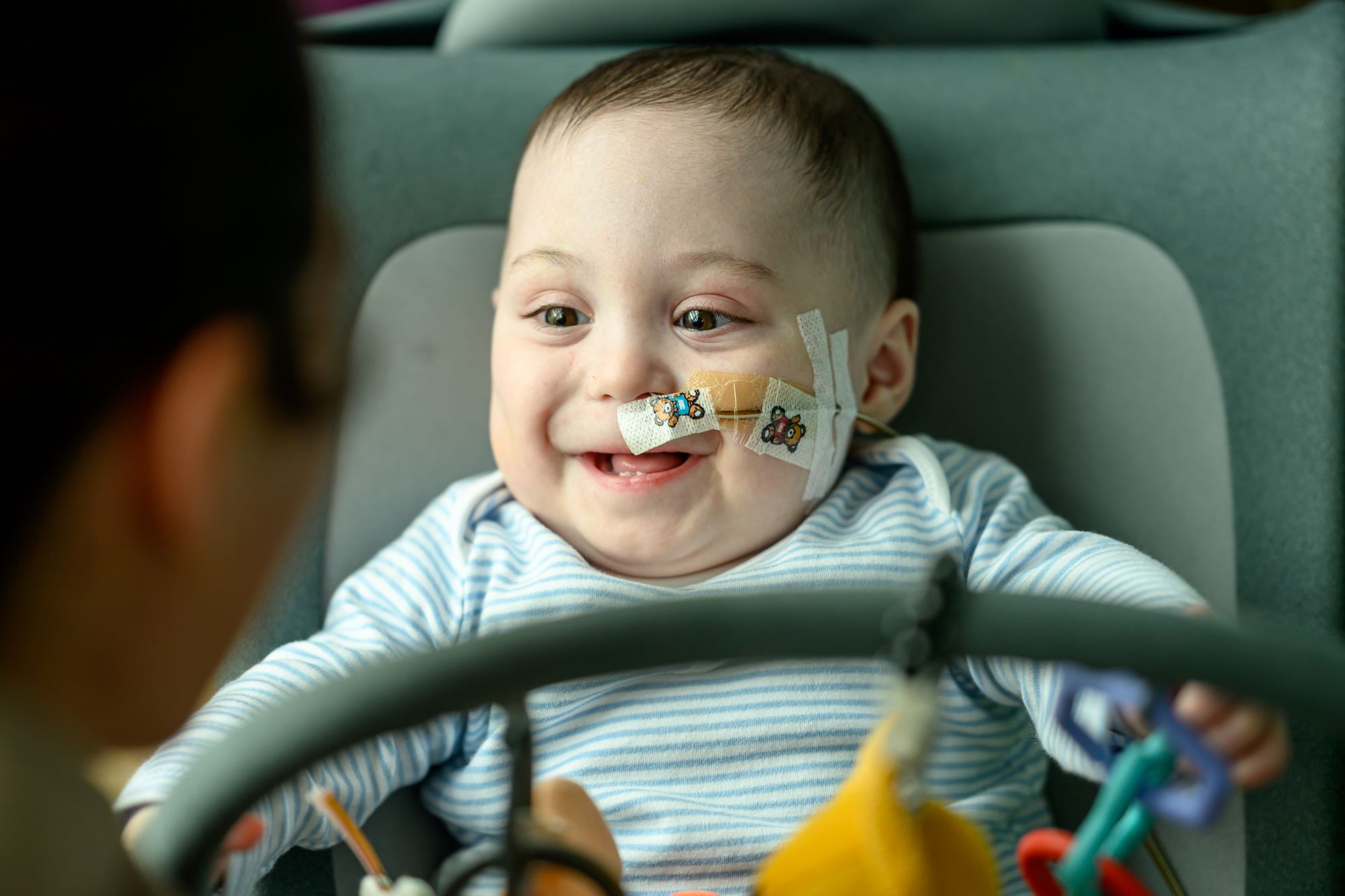 Bertie Melly was born prematurely and has has five operations