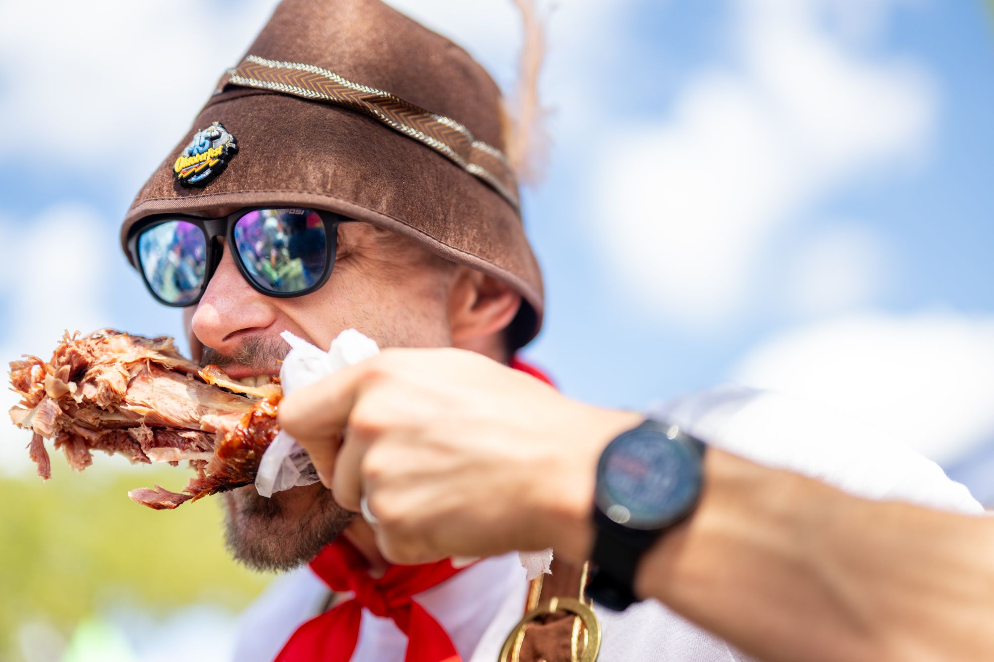 Eating meats and other high-sodium foods often can make skin dry and puffy