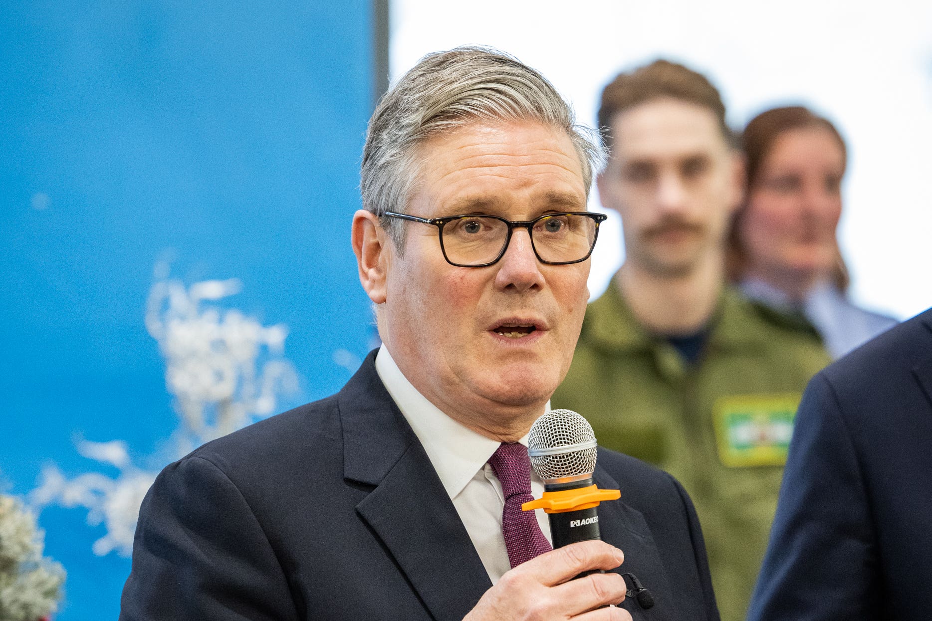 Prime Minister Sir Keir Starmer during a visit to RAF Lossiemouth in Scotland in December (Paul Campbell/PA)