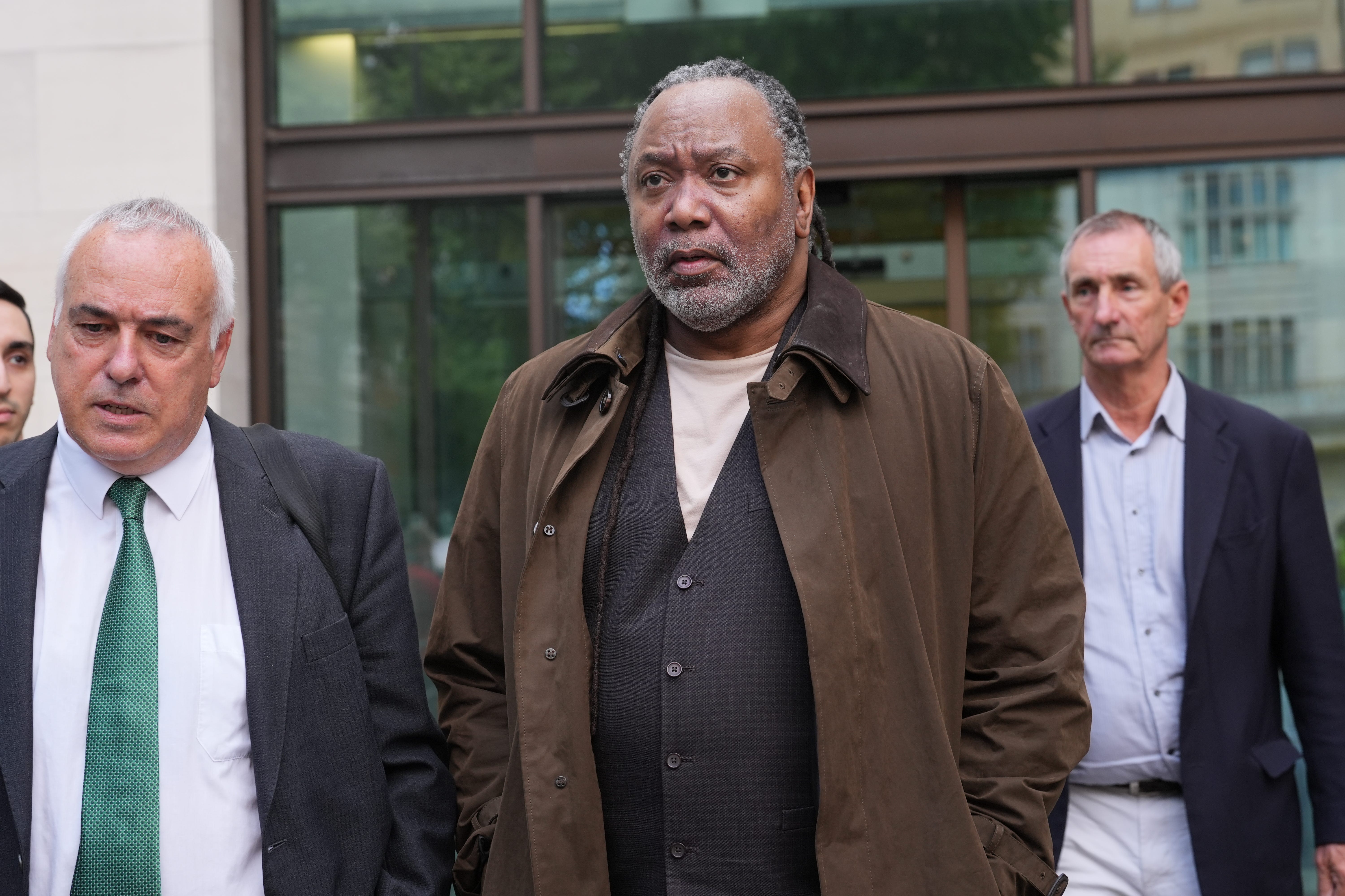 Comedian Reginald D Hunter at Westminster Magistrates’ Court in July (Lucy North/PA)