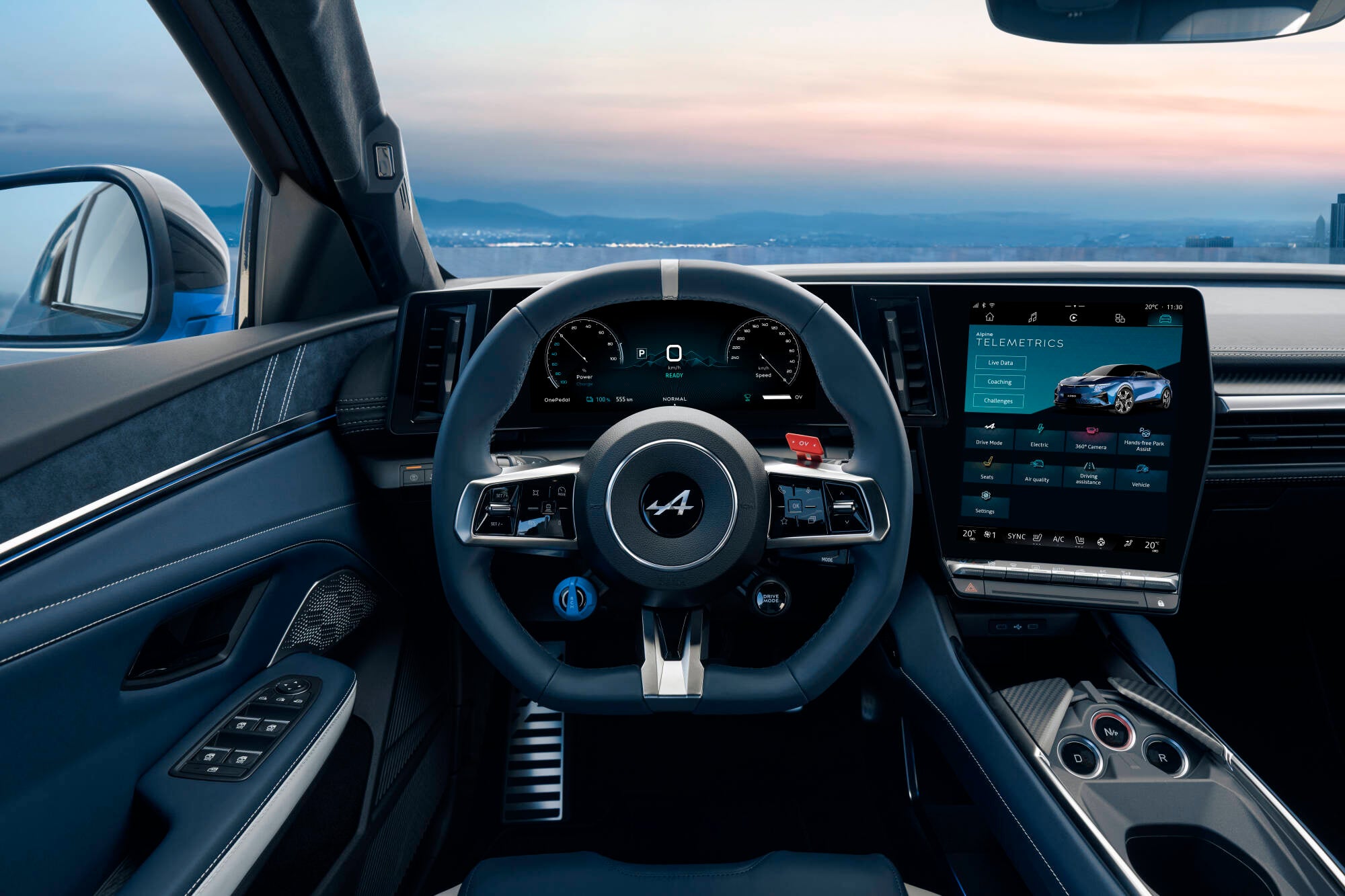 The Alpine A390 infotainment is borrowed straight from sister brand Renault and features Google tech