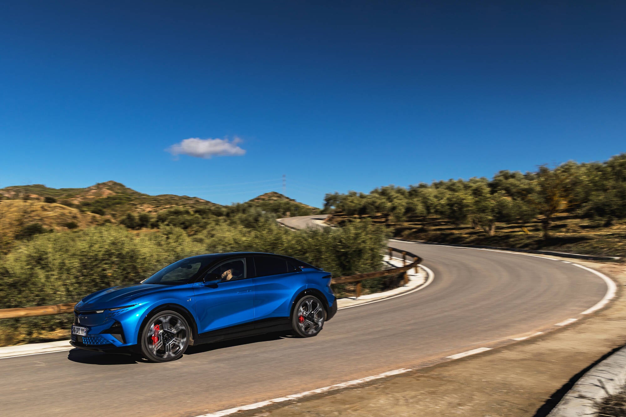 The Alpine A390 impresses most on a twisty road