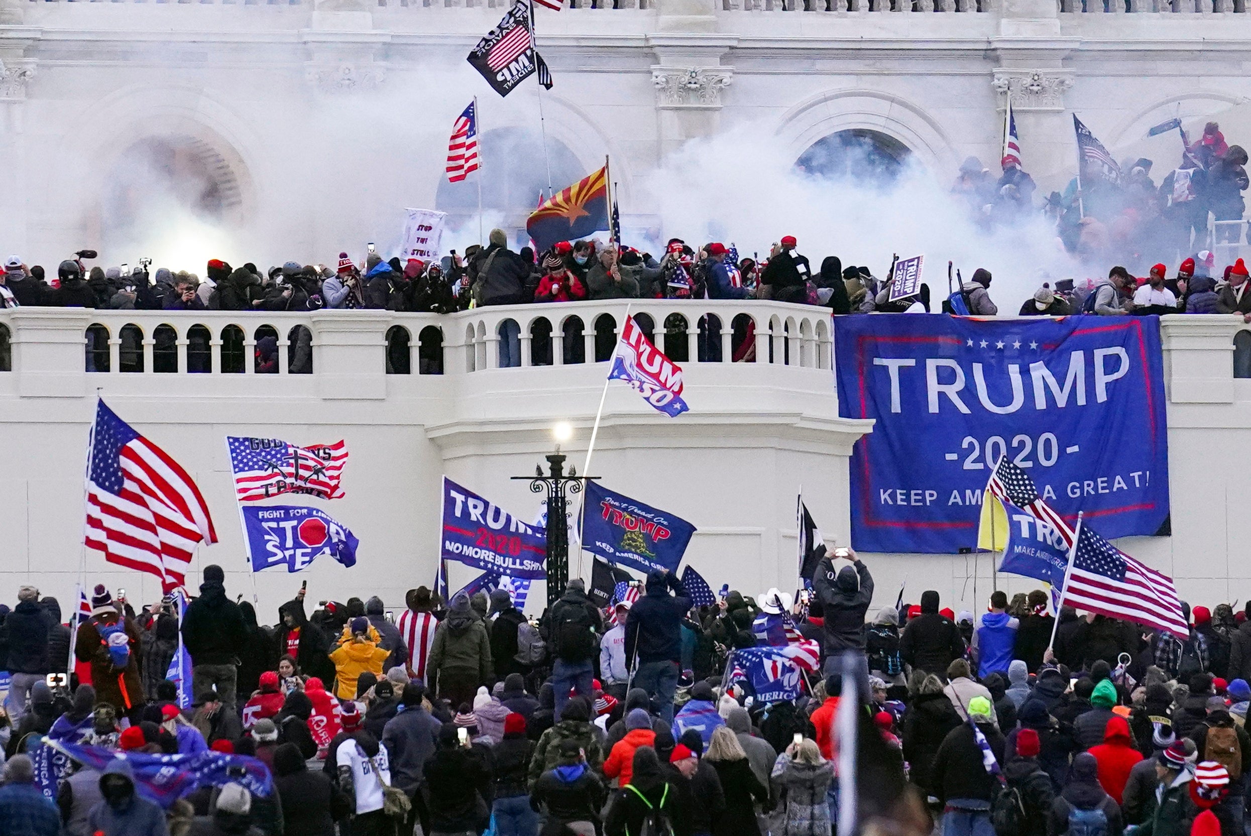 President Donald Trump issued a blanket pardon to more than 1,500 rioters when he returned to the Oval Office last January