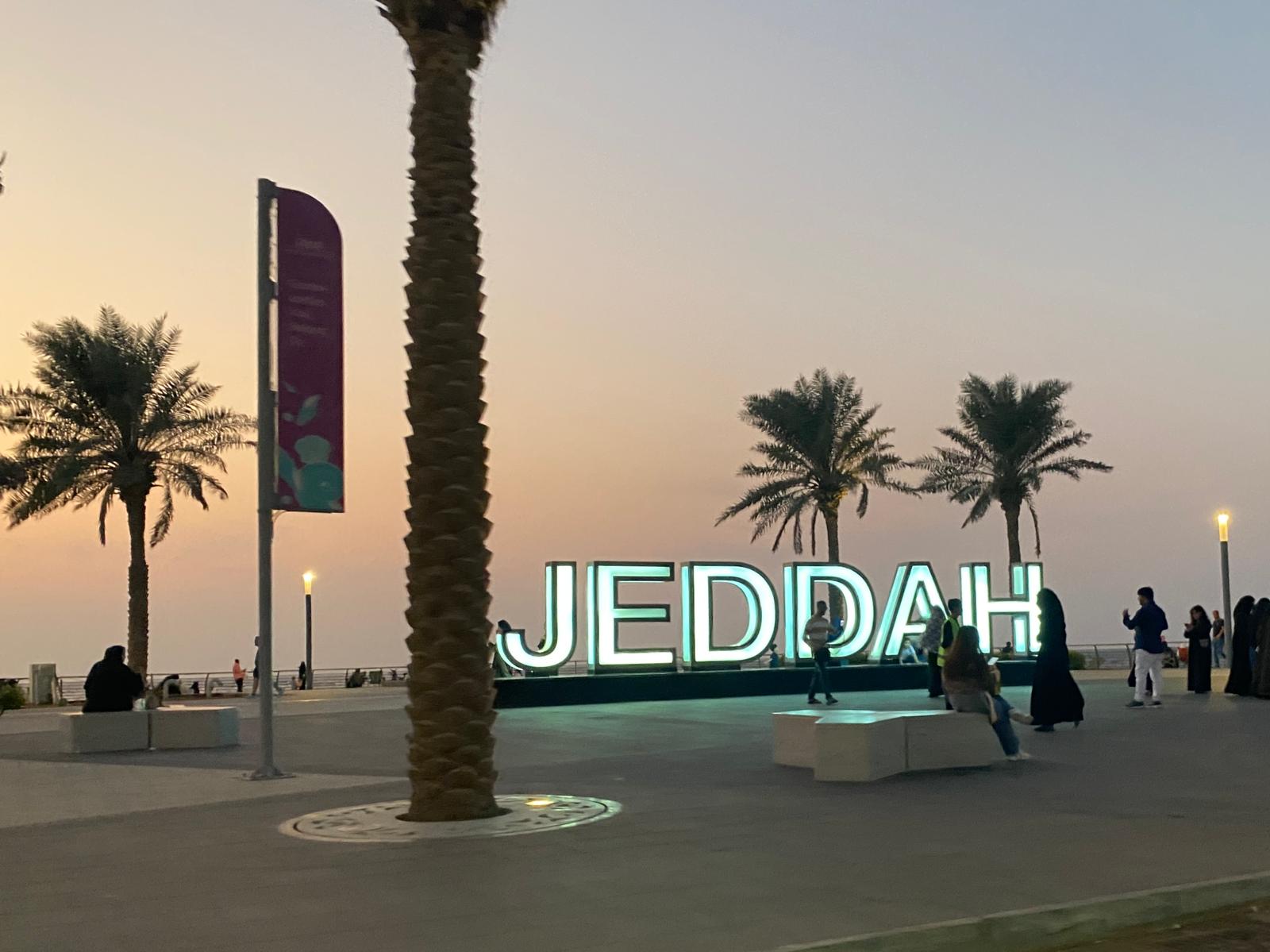 High demand: The Red Sea shore in Jeddah, Saudi Arabia, at one end of the Middle East’s busiest air route
