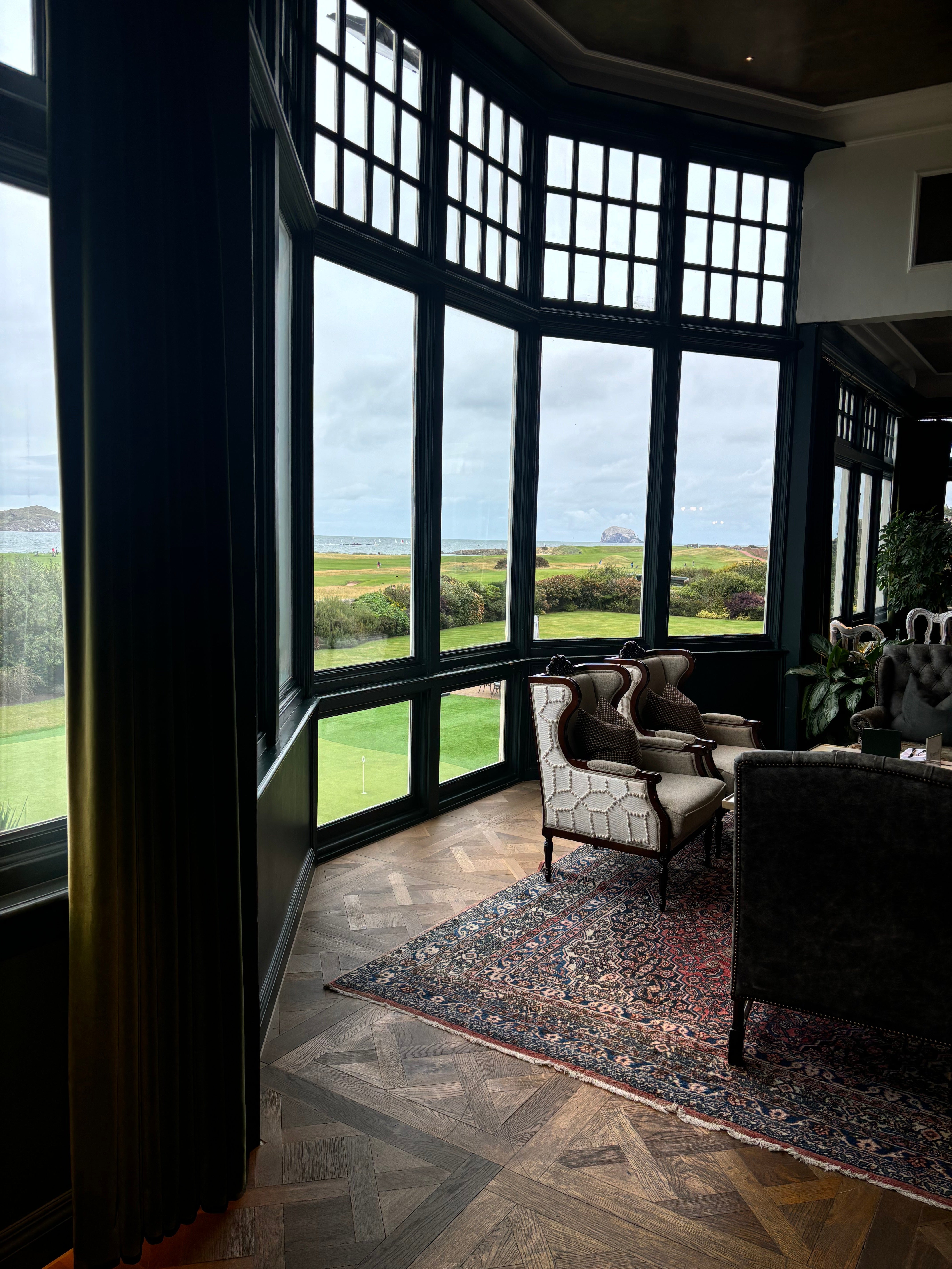The sea views across the Firth of Forth are a highlight of the Marine Hotel