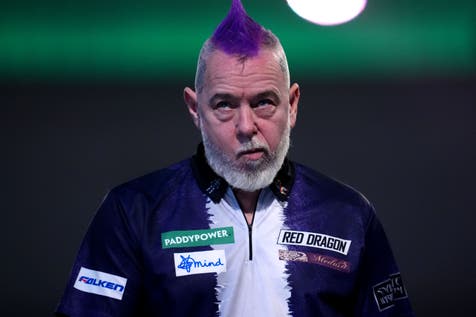 <p>Peter Wright is out of the World Championship </p>