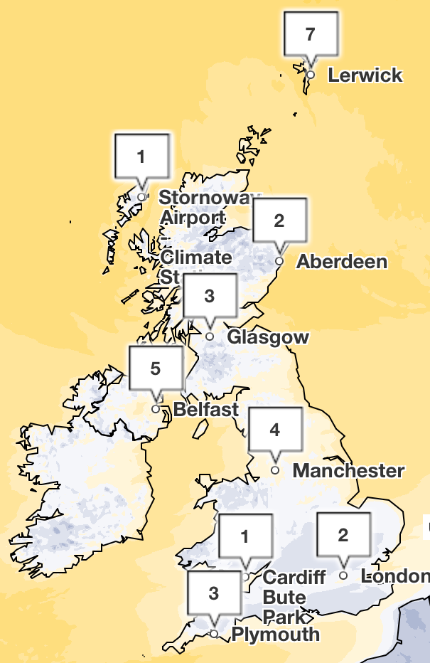 Boxing Day will see temperatures plummet in the night