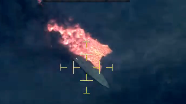 <p>A screenshot of a video released by  U.S. Southern Command </p>
