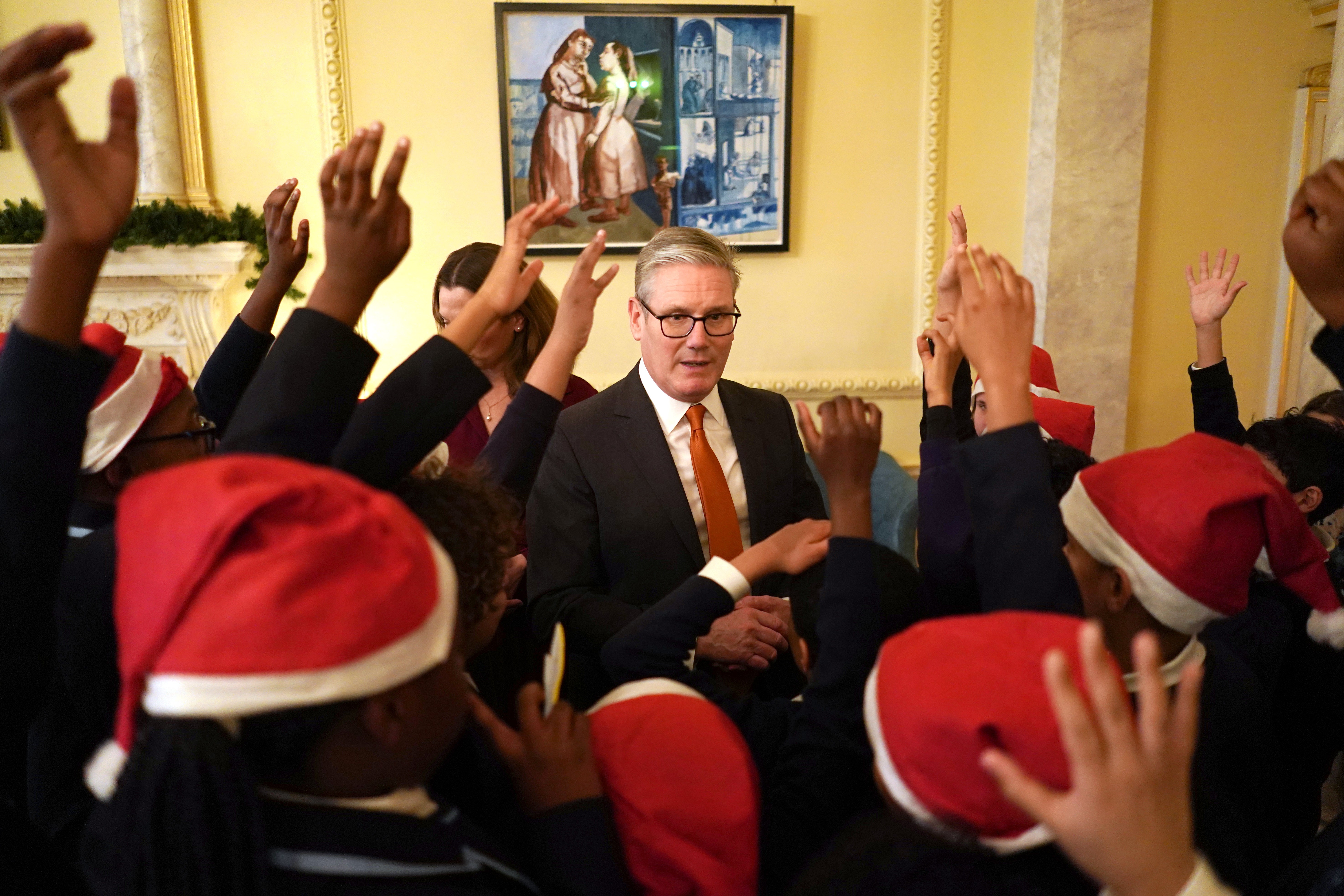 Starmer paid tribute to those helping others this Christma