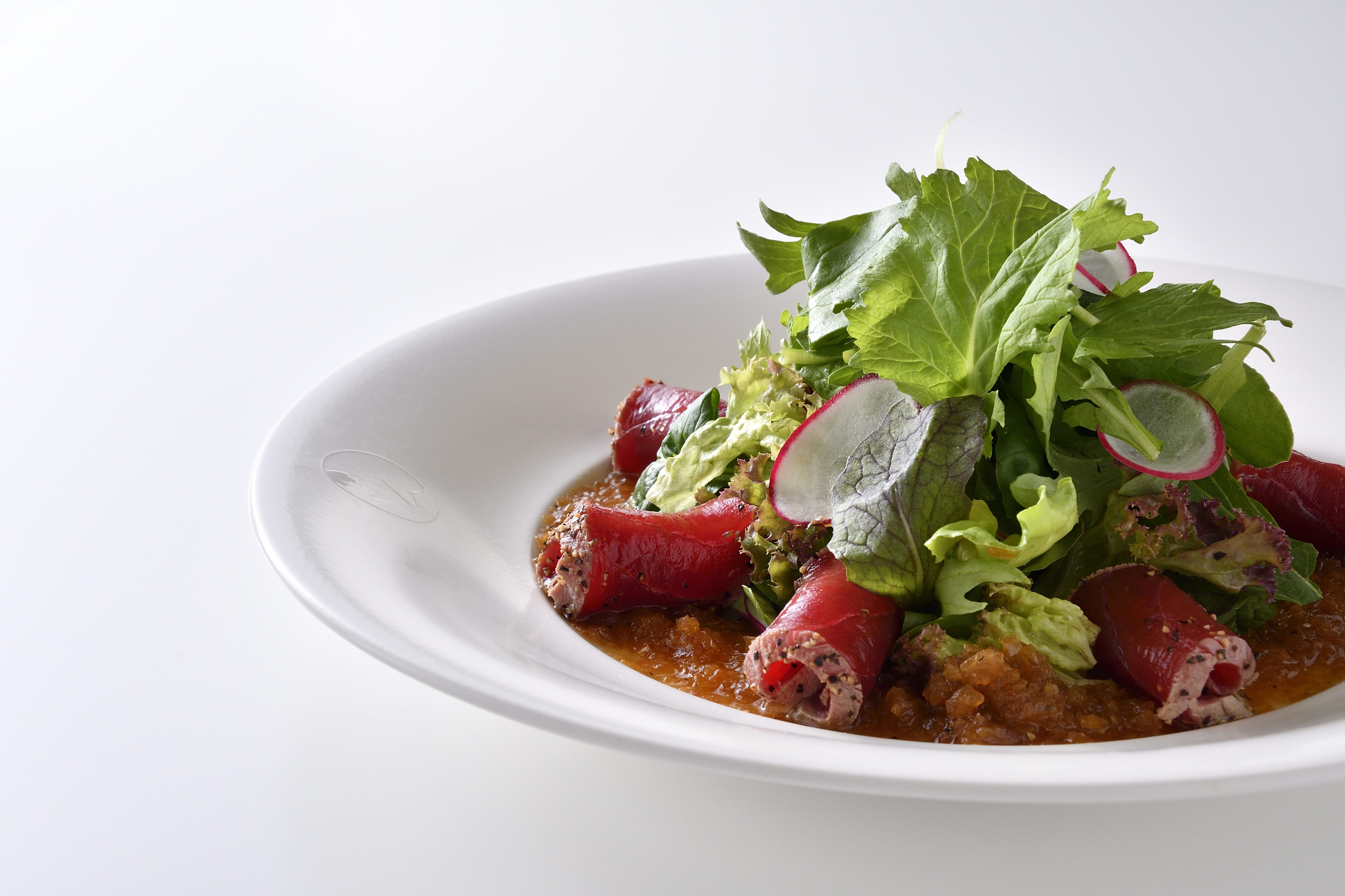 Sashimi salad with Matsuhisa dressing is a reminder that many of Nobu’s most enduring dishes are built on restraint, balance and clarity of flavour